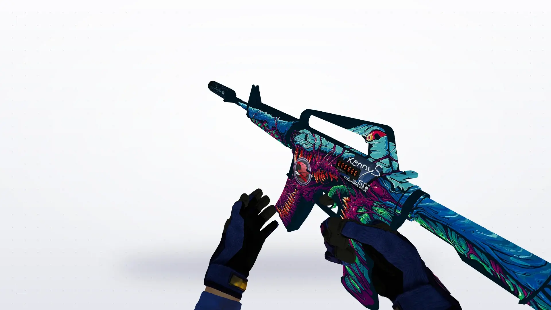 M4A1 — Specialist Gloves Fade Pack — first person