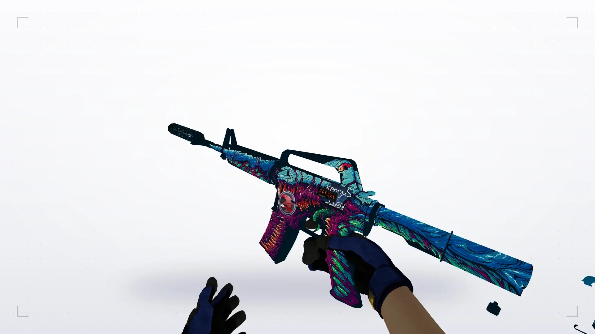 M4A1 — Specialist Gloves Fade Pack — first person