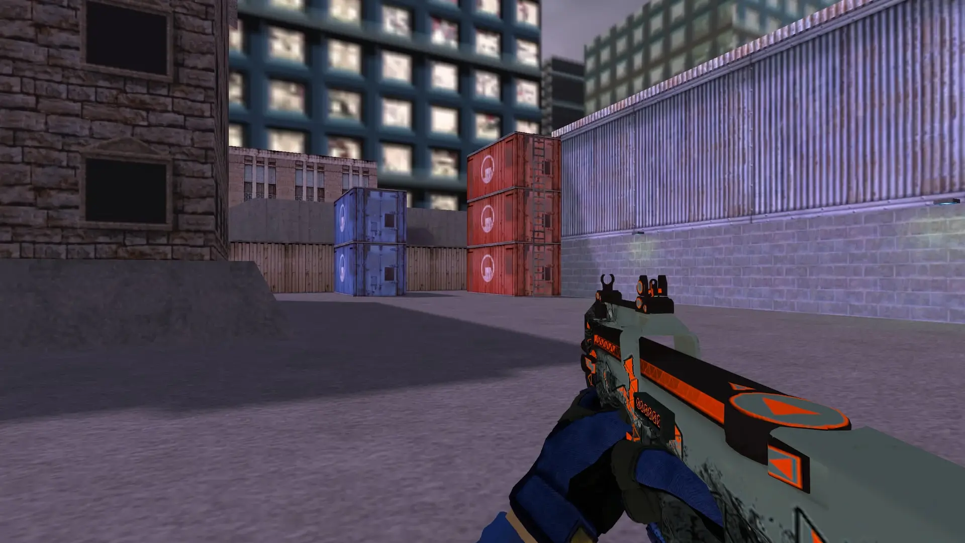 P90 — Specialist Gloves Fade Pack — cs_assault (first person)