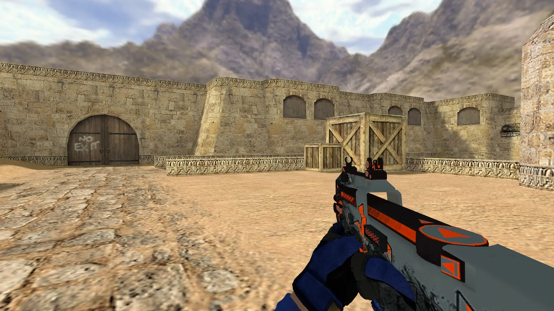 P90 — Specialist Gloves Fade Pack — de_dust2 (first person)