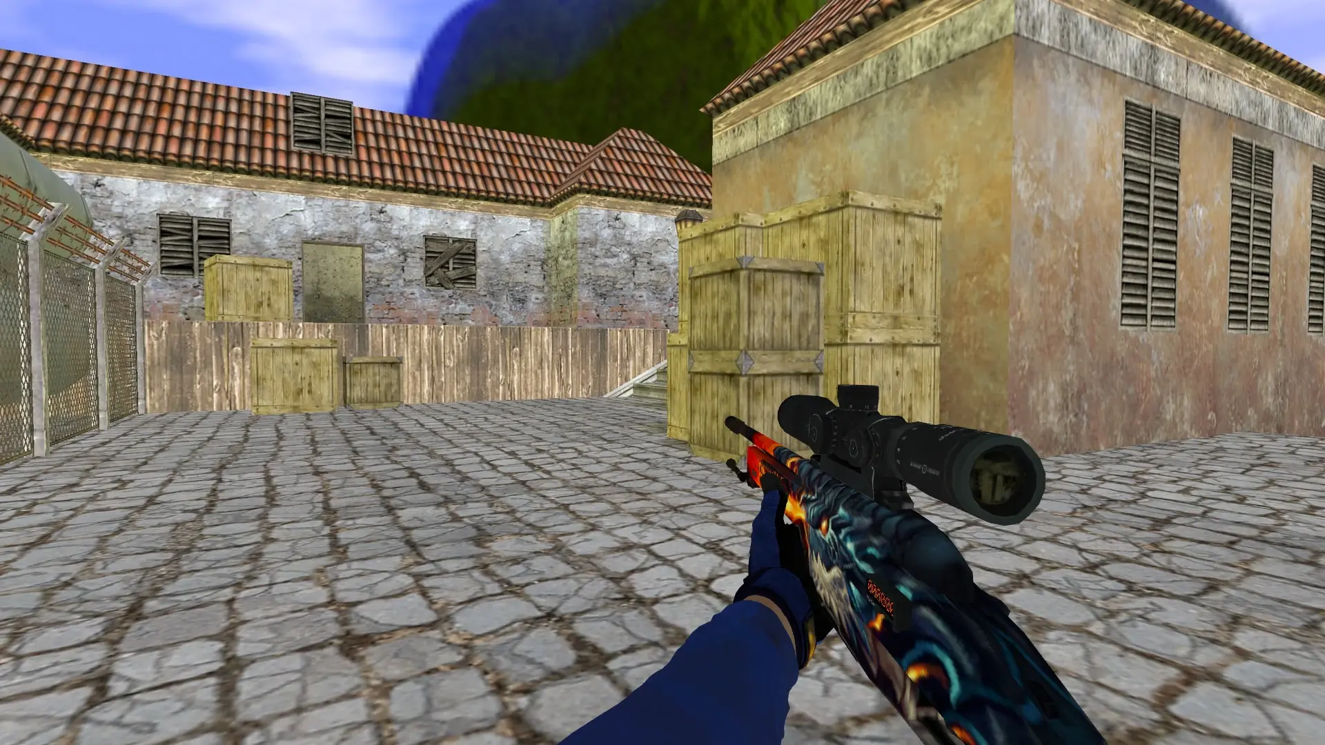 Scout — Specialist Gloves Fade Pack — de_inferno (first person)
