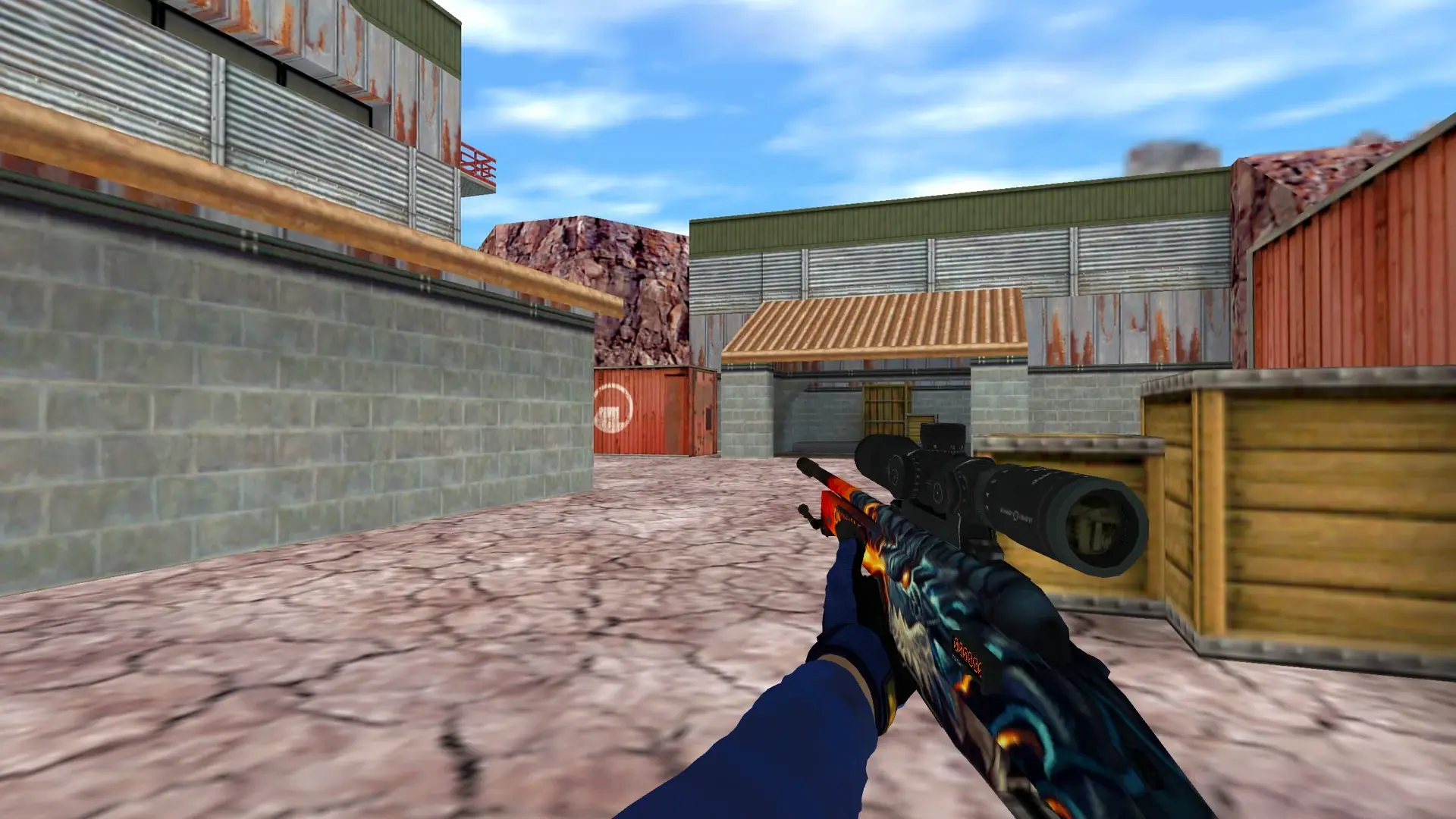 Scout — Specialist Gloves Fade Pack — de_nuke (first person)