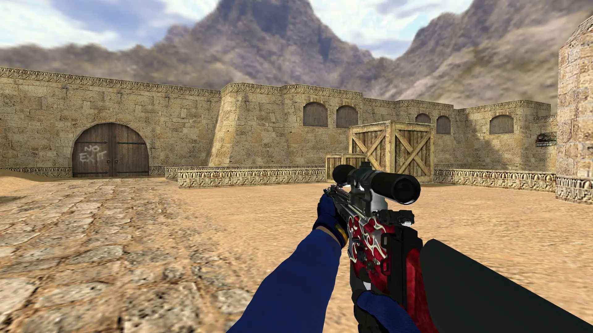 SG550 — Specialist Gloves Fade Pack — de_dust2 (first person)
