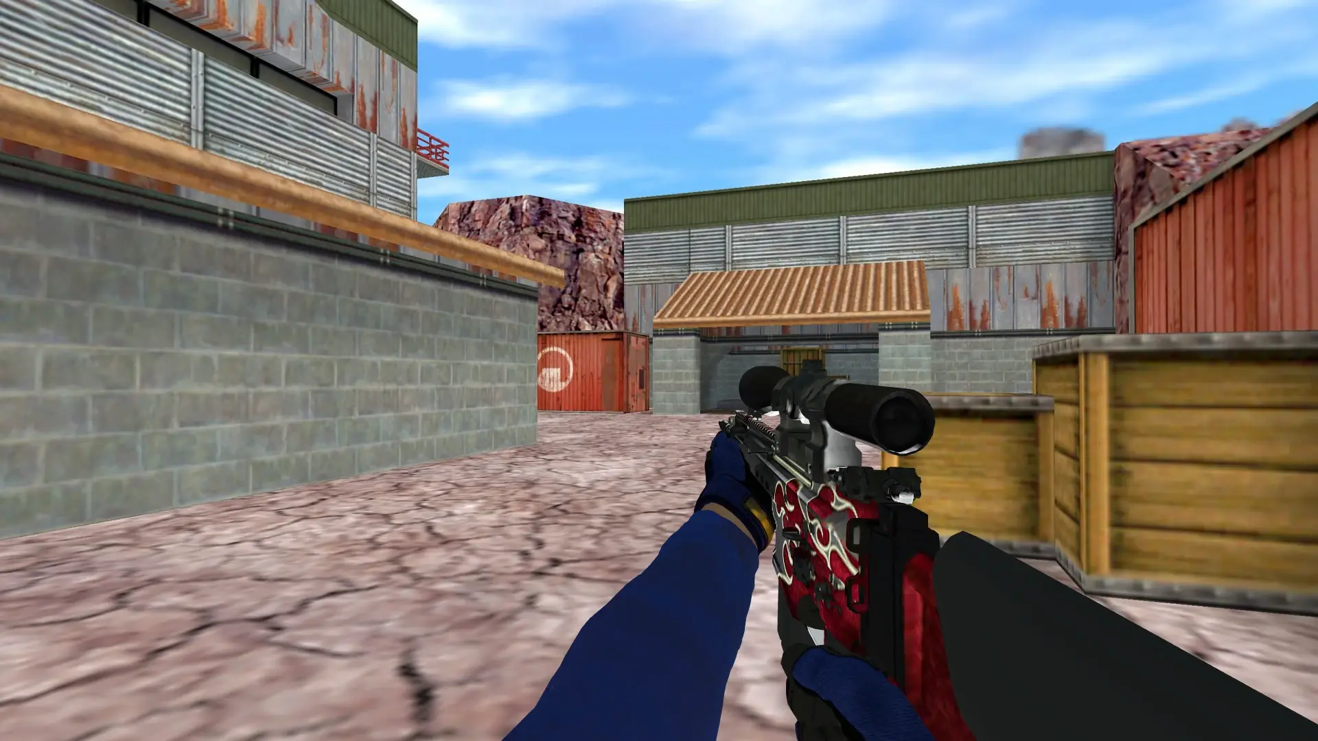 SG550 — Specialist Gloves Fade Pack — de_nuke (first person)