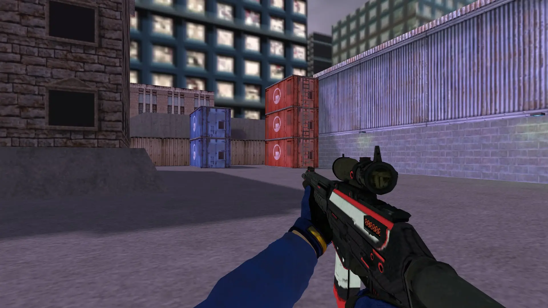 SG552 — Specialist Gloves Fade Pack — cs_assault (first person)