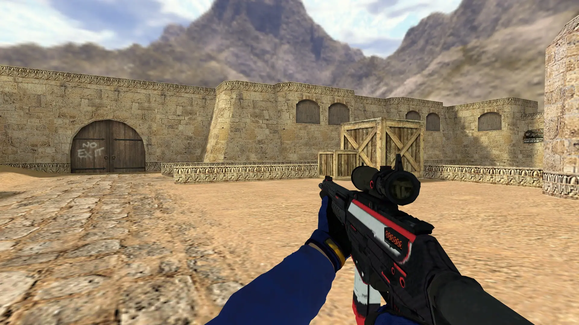 SG552 — Specialist Gloves Fade Pack — de_dust2 (first person)