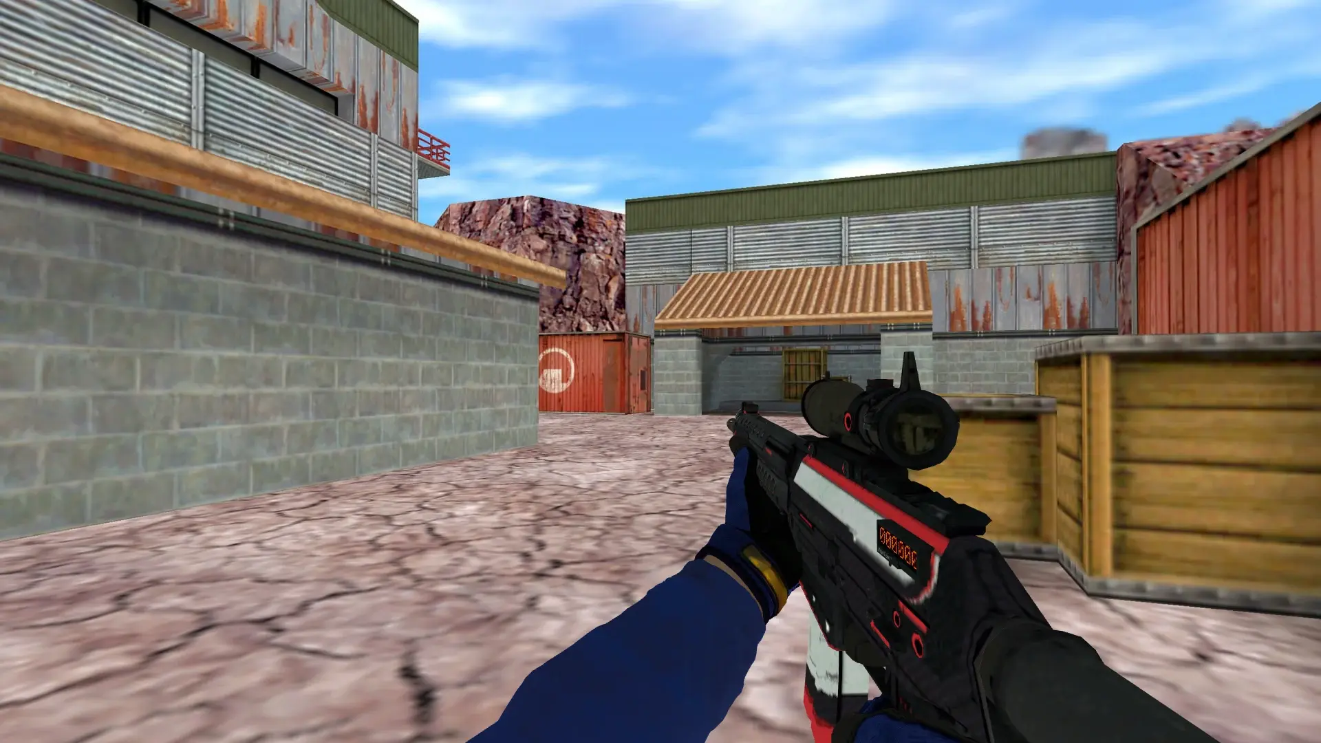 SG552 — Specialist Gloves Fade Pack — de_nuke (first person)