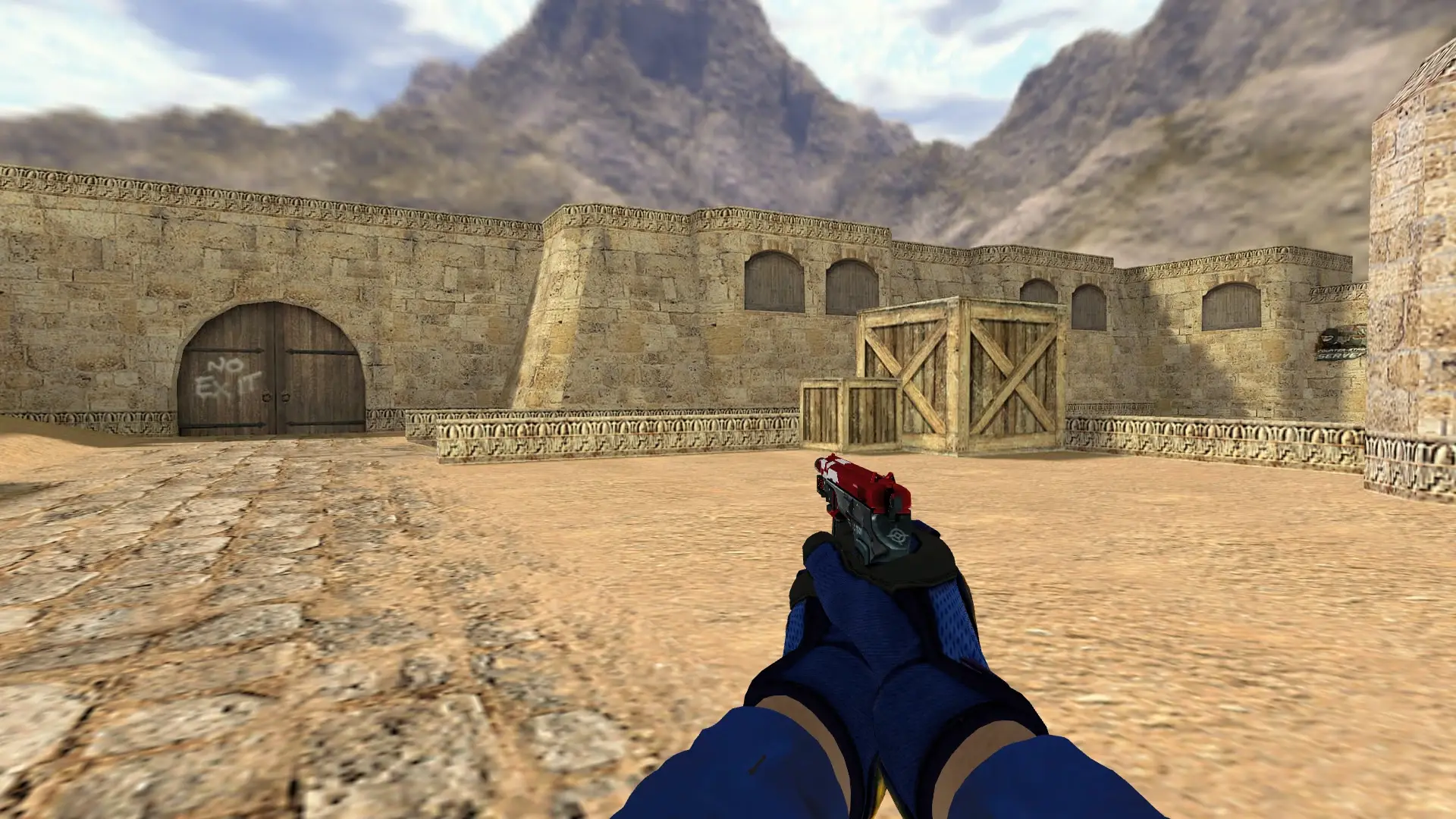 TMP — Specialist Gloves Fade Pack — de_dust2 (first person)