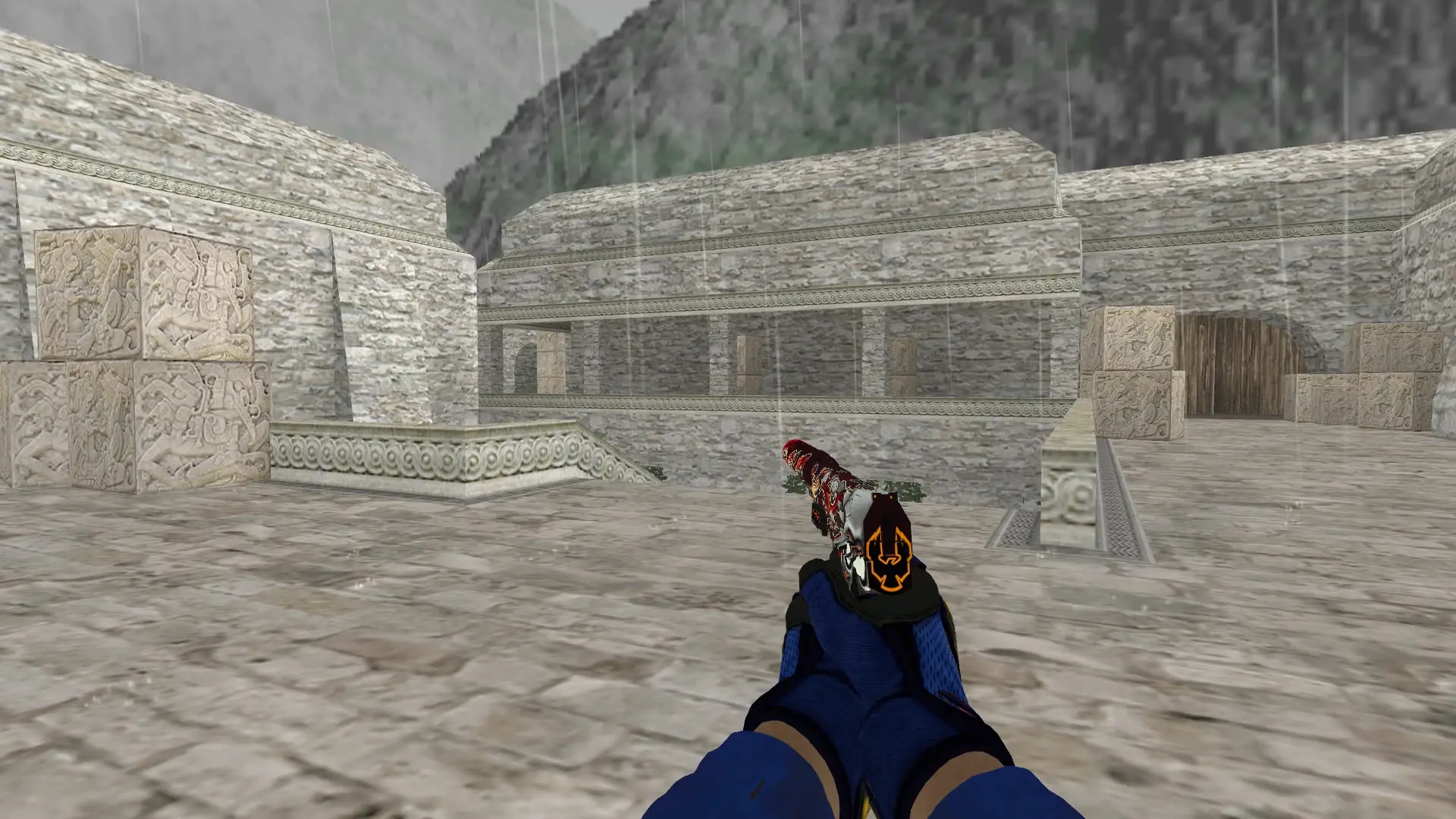 USP — Specialist Gloves Fade Pack — de_aztec (first person)