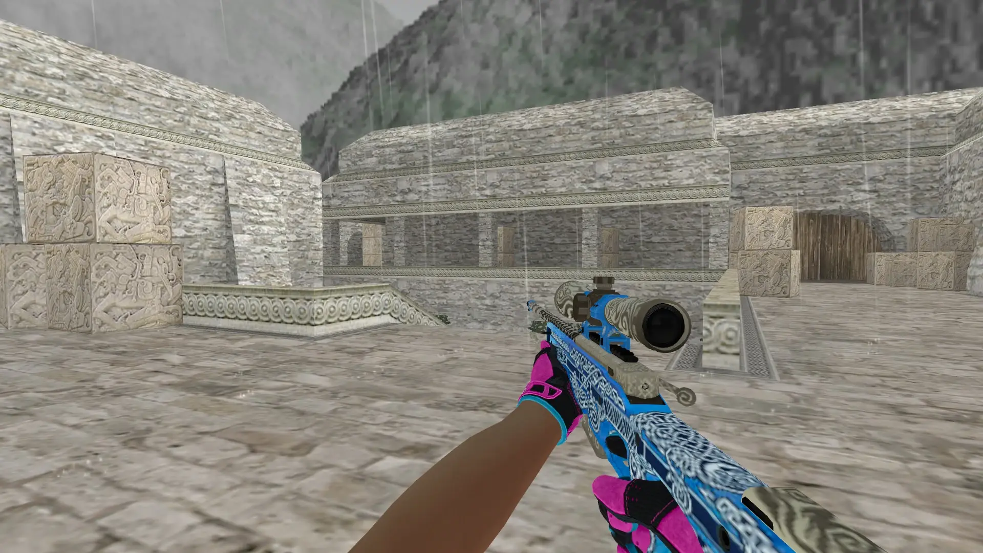 Sport Gloves Vice Pack By Bog Pro Dotbl — Sport Gloves Vice Weapon Pack — de_aztec (first person)