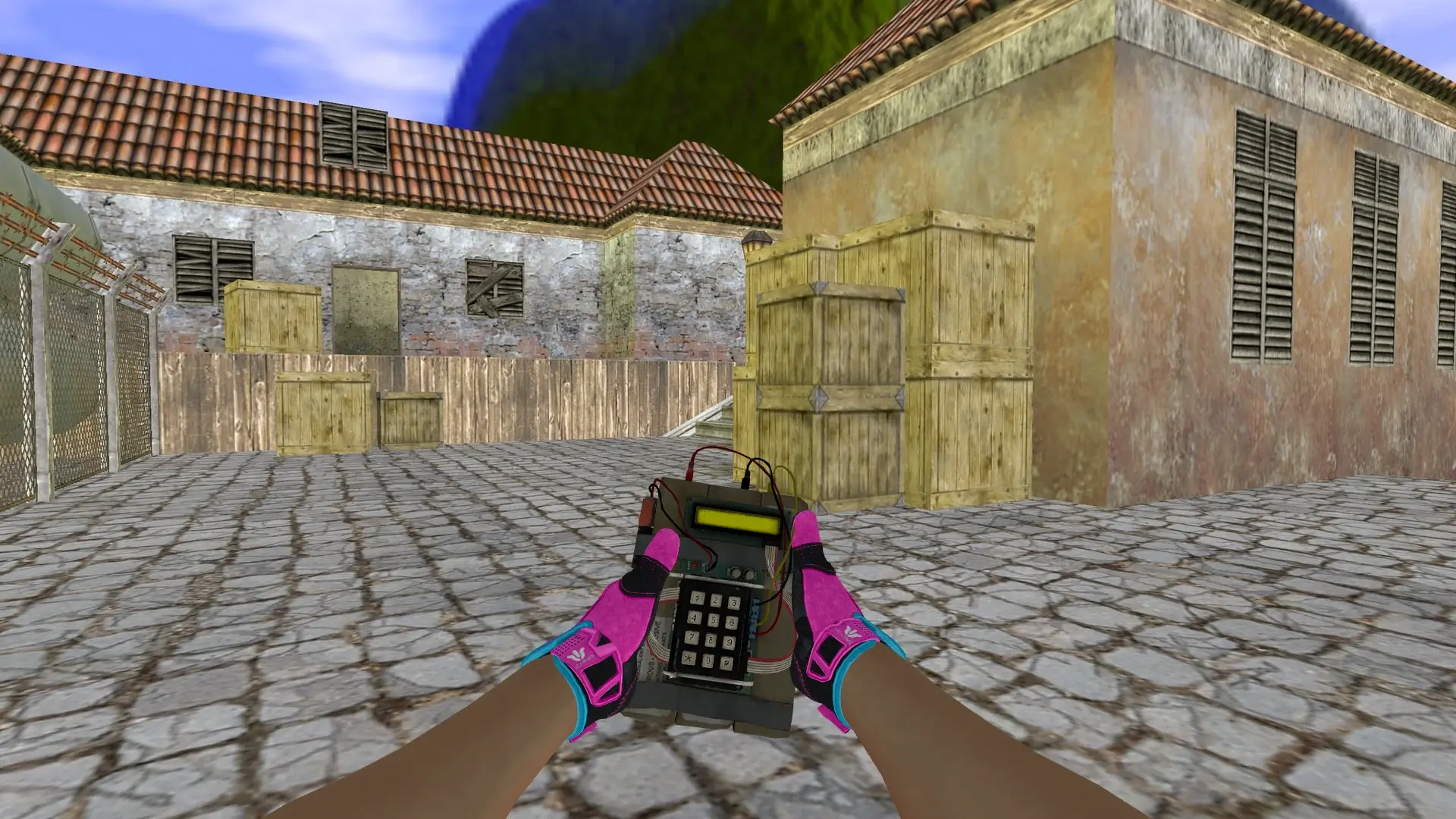 C4 — Sport Gloves Vice Weapon Pack — de_inferno (first person)