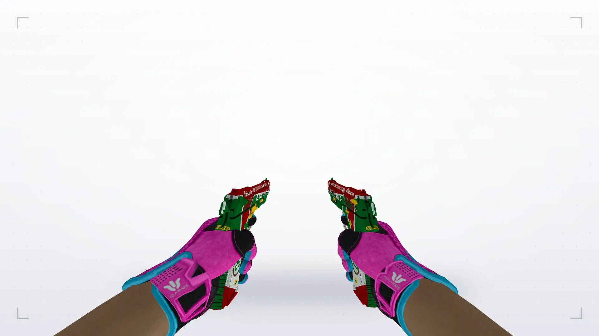 Dual Berettas — Sport Gloves Vice Weapon Pack — first person
