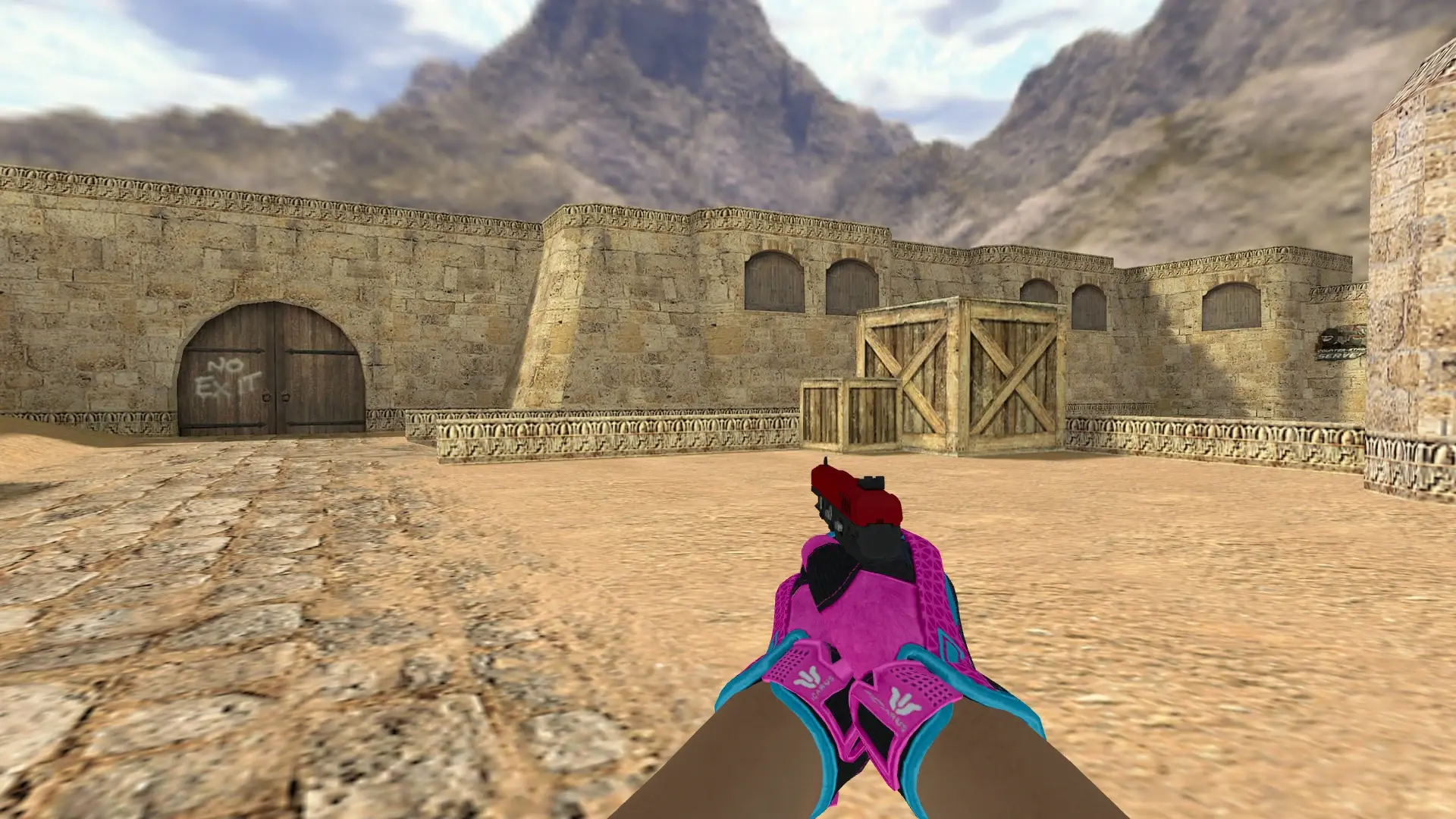 Five-SeveN — Sport Gloves Vice Weapon Pack — de_dust2 (first person)