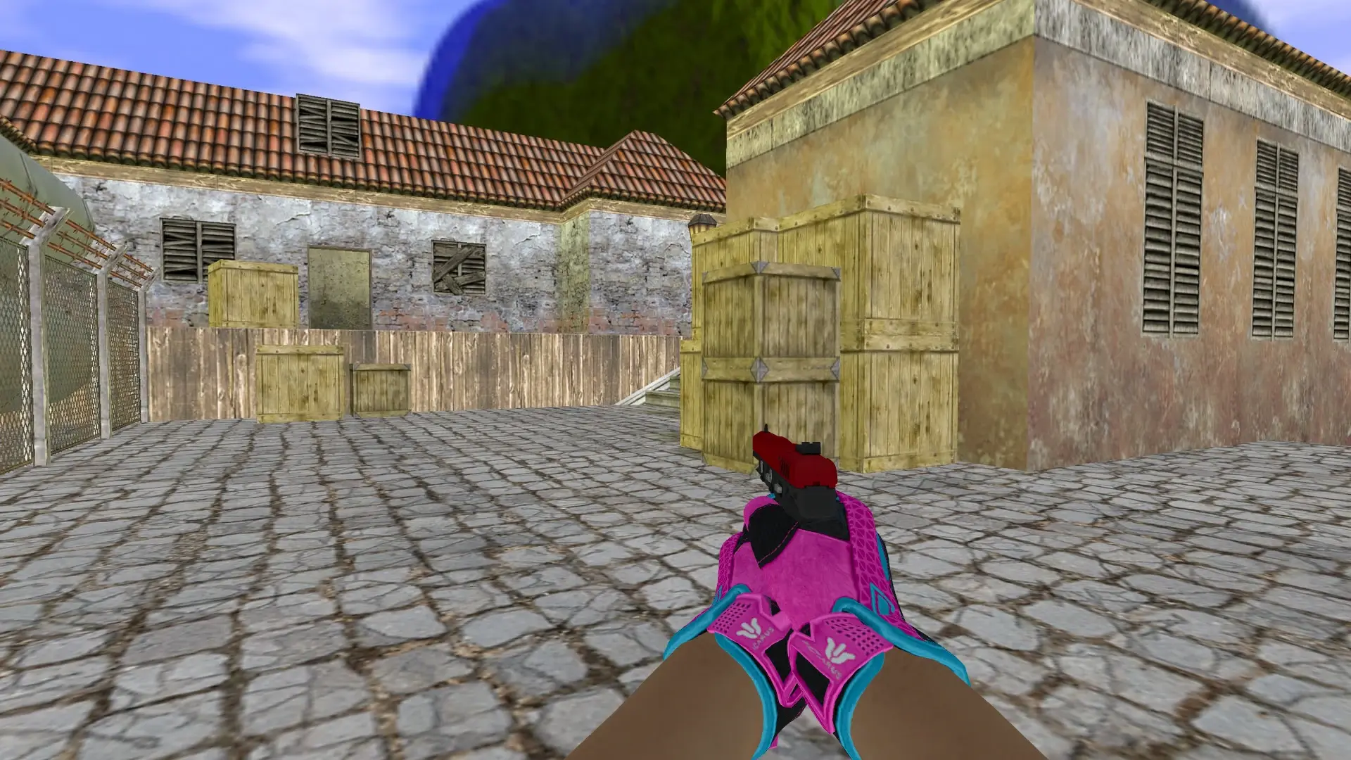 Five-SeveN — Sport Gloves Vice Weapon Pack — de_inferno (first person)