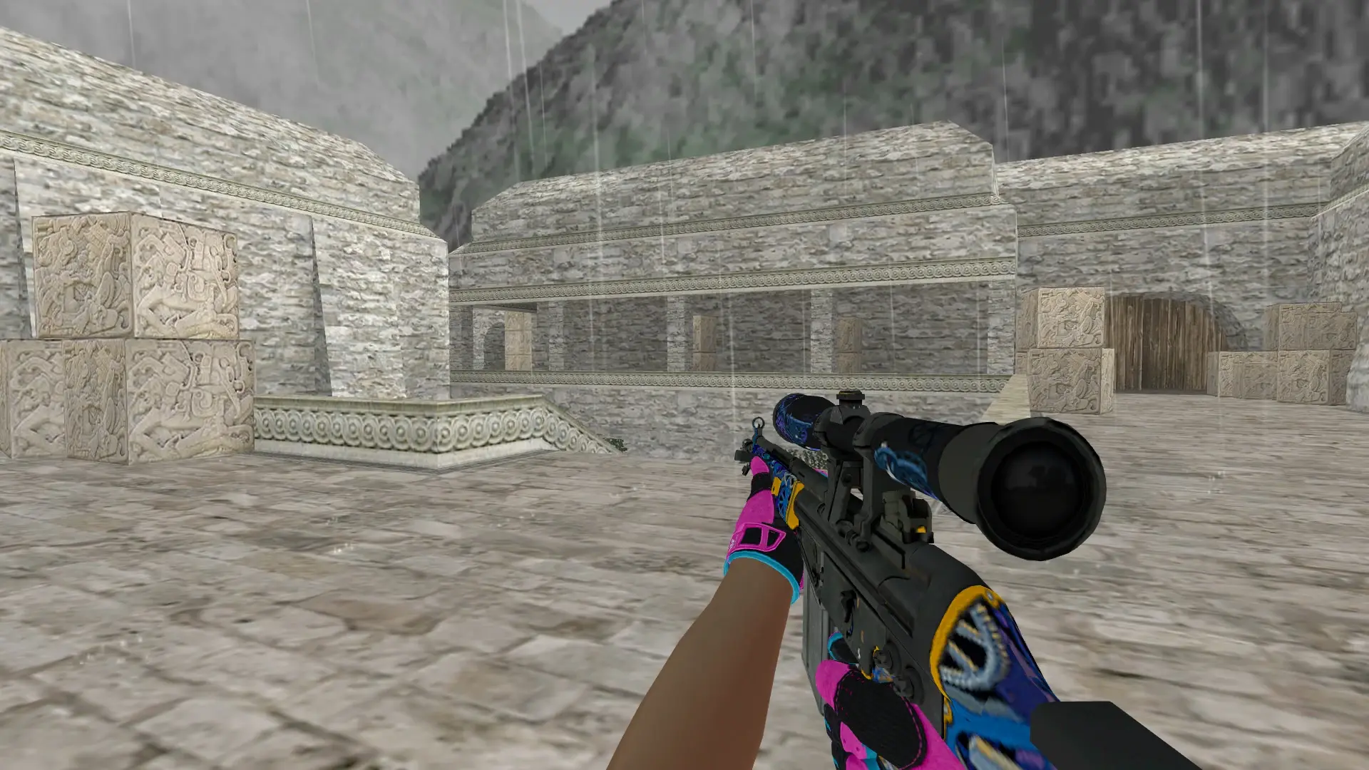 G3SG1 — Sport Gloves Vice Weapon Pack — de_aztec (first person)