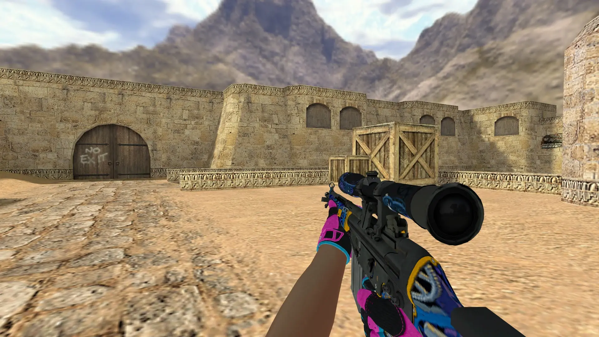 G3SG1 — Sport Gloves Vice Weapon Pack — de_dust2 (first person)