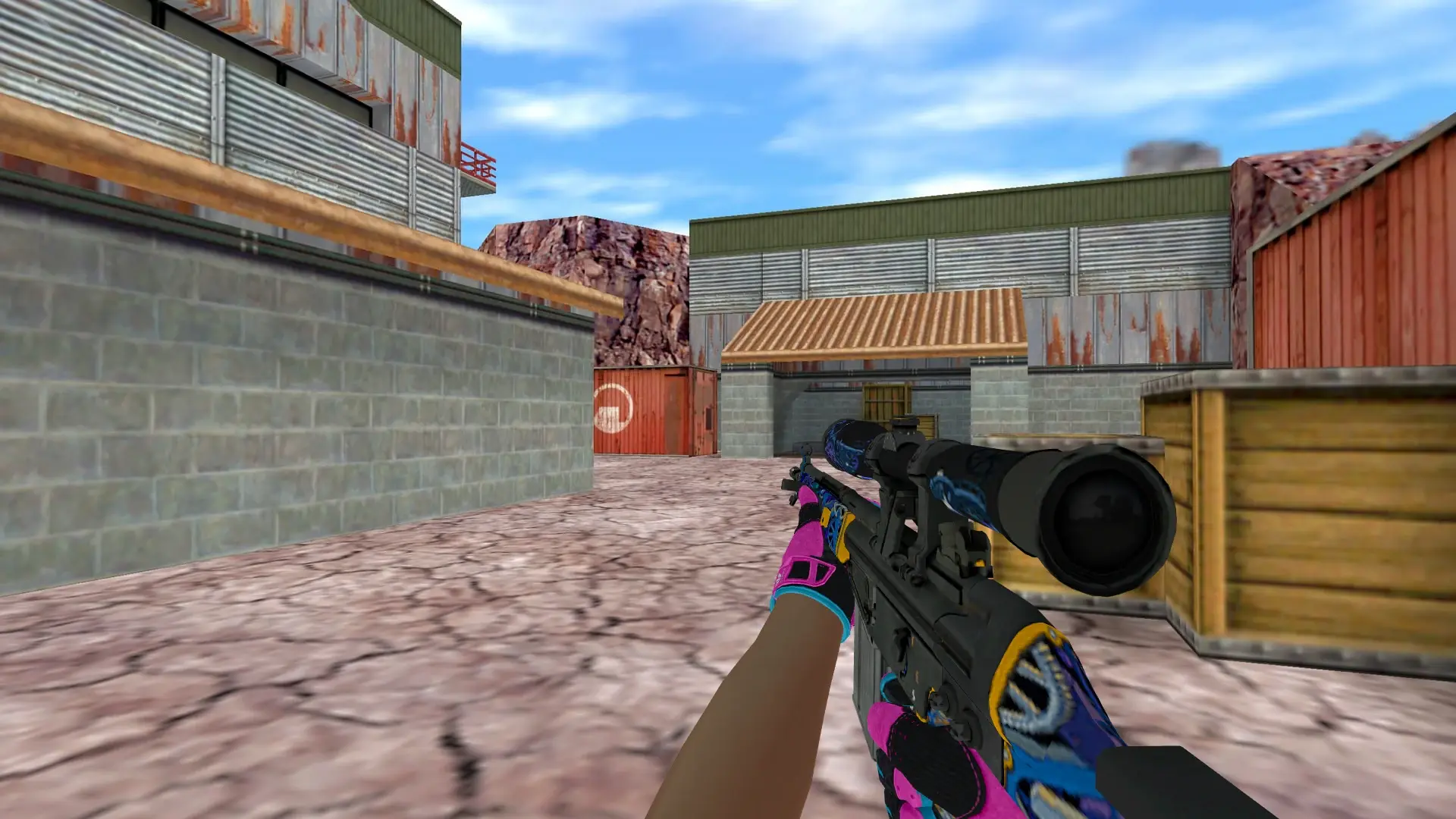 G3SG1 — Sport Gloves Vice Weapon Pack — de_nuke (first person)