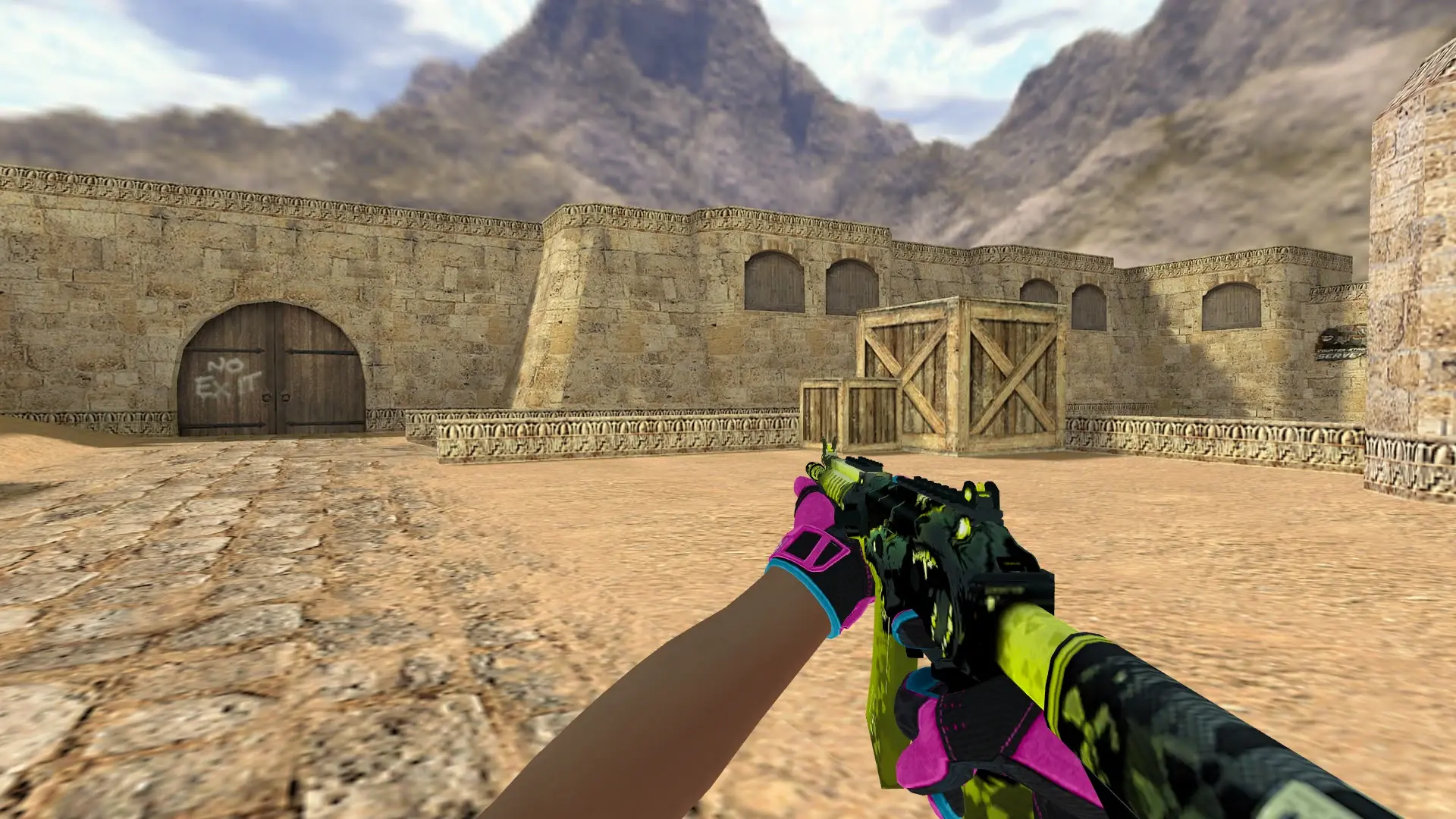 Galil AR — Sport Gloves Vice Weapon Pack — de_dust2 (first person)