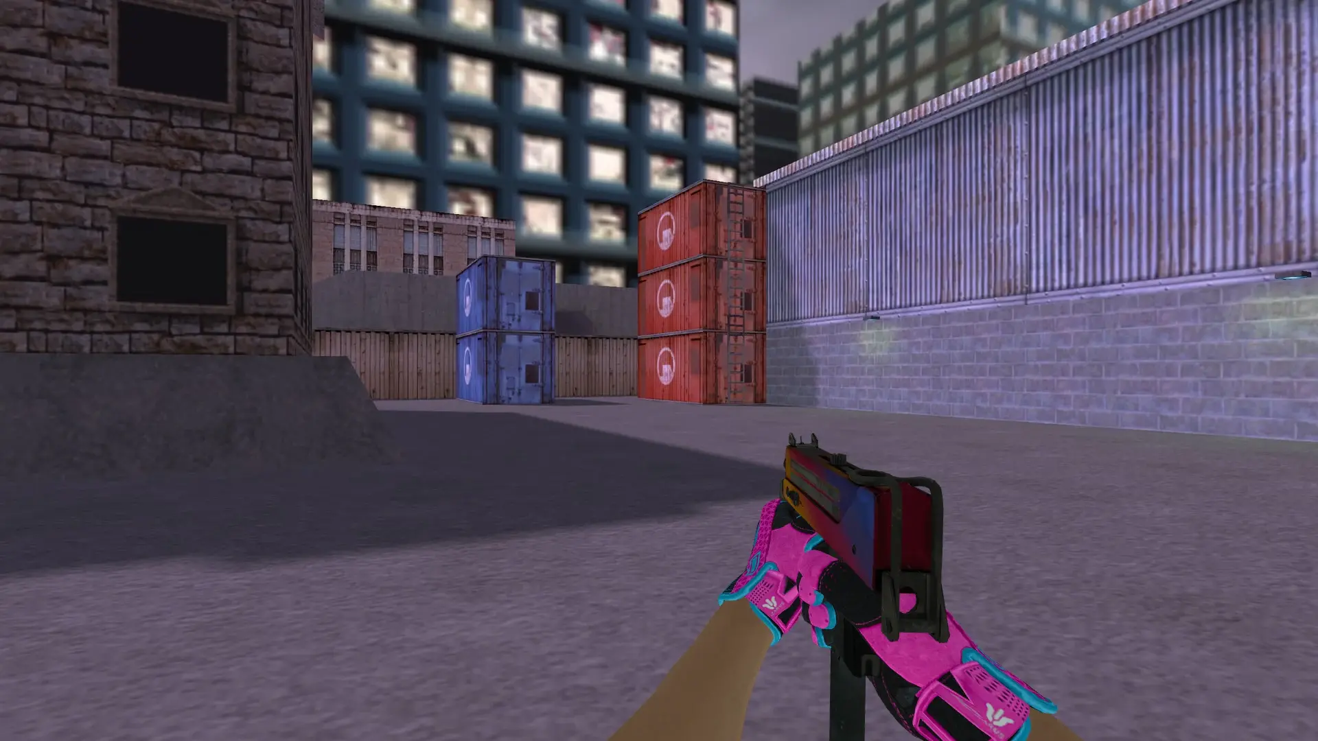 MAC-10 — Sport Gloves Vice Weapon Pack — cs_assault (first person)