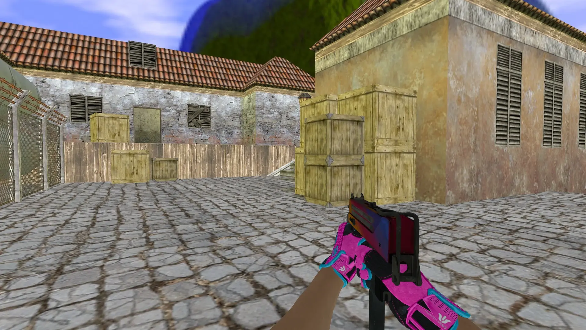 MAC-10 — Sport Gloves Vice Weapon Pack — de_inferno (first person)