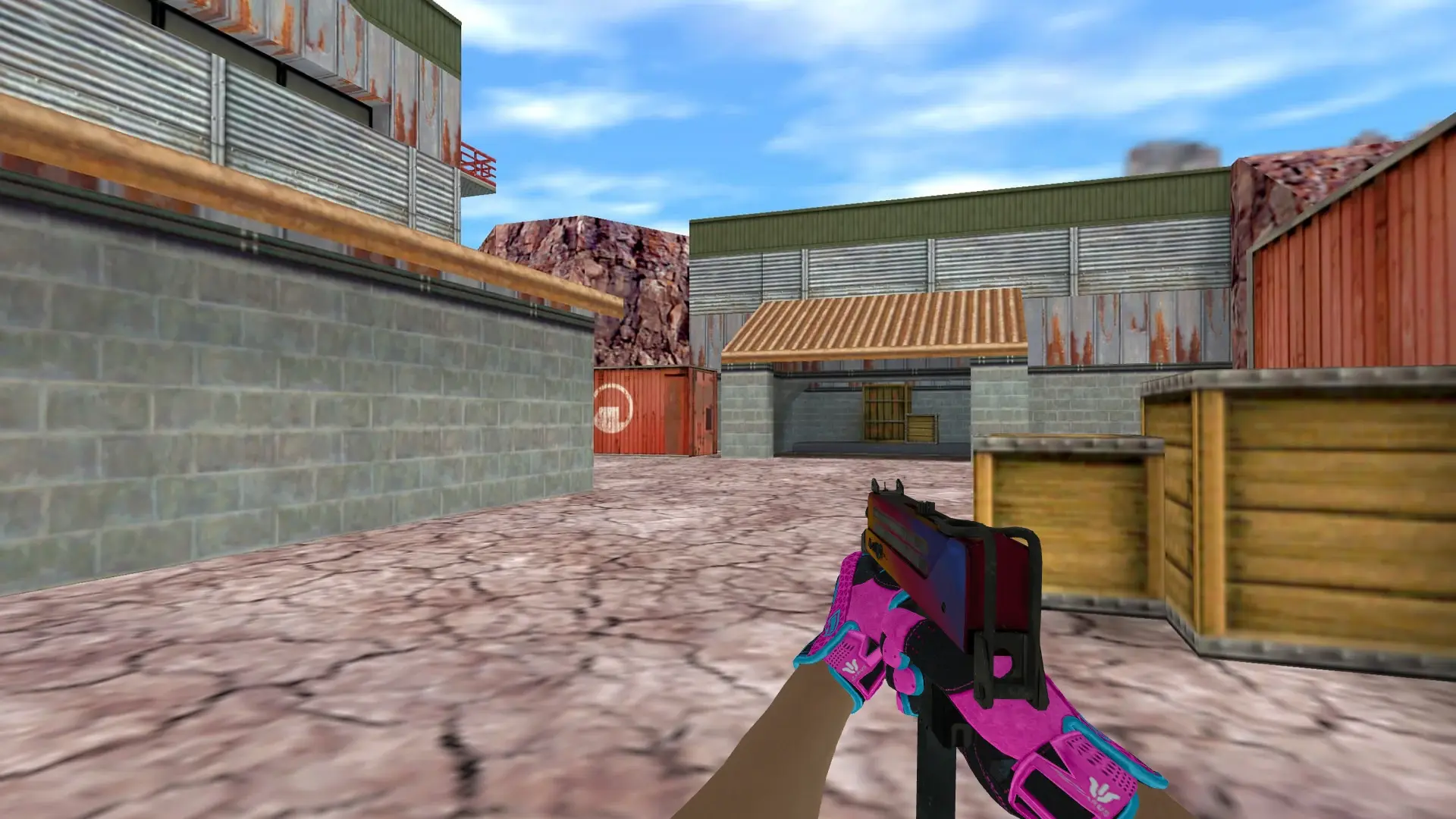 MAC-10 — Sport Gloves Vice Weapon Pack — de_nuke (first person)