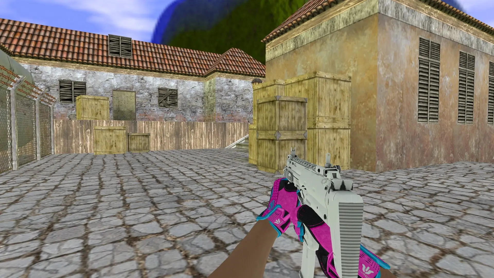 MP5 — Sport Gloves Vice Weapon Pack — de_inferno (first person)