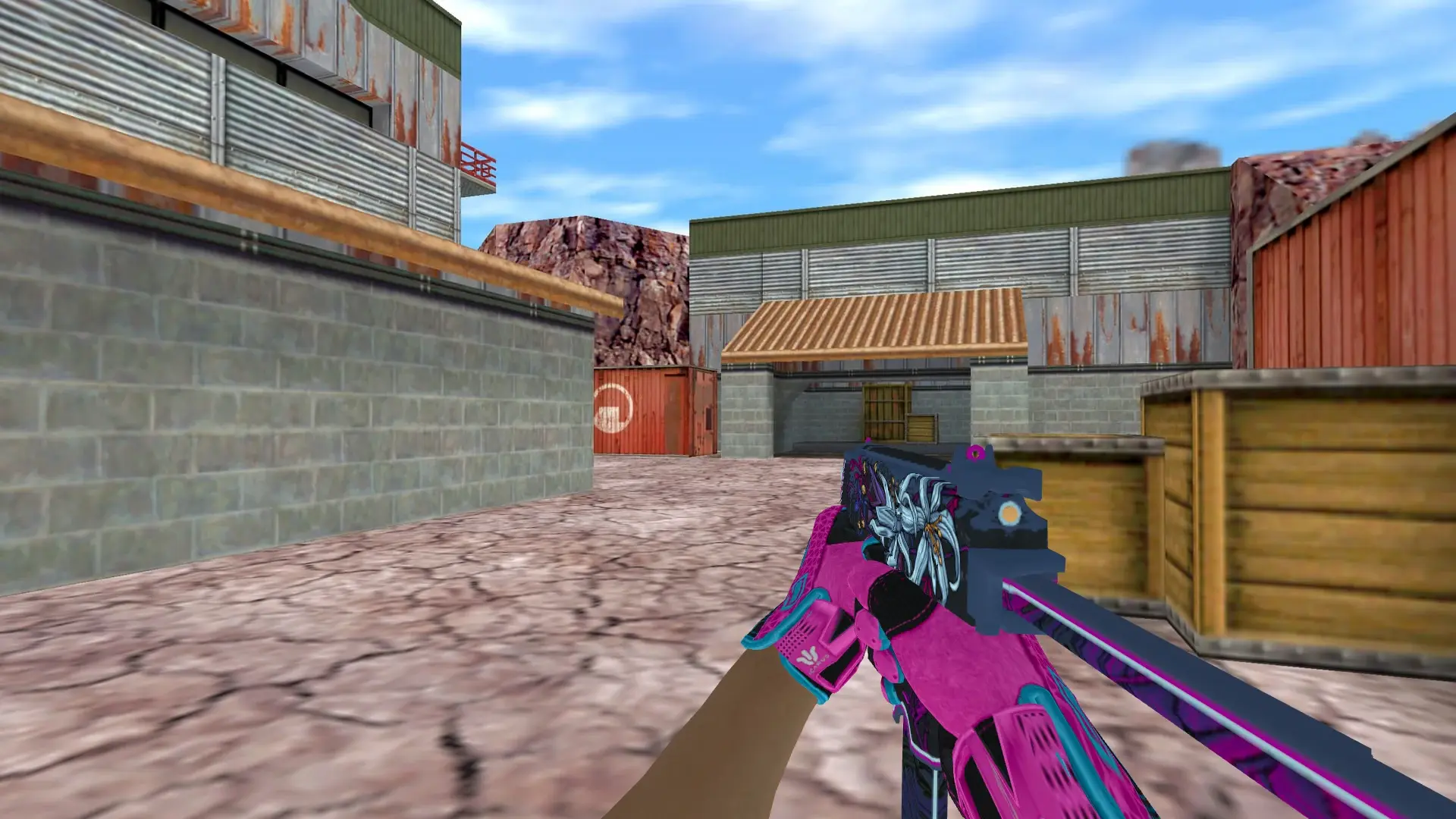 TMP — Sport Gloves Vice Weapon Pack — de_nuke (first person)