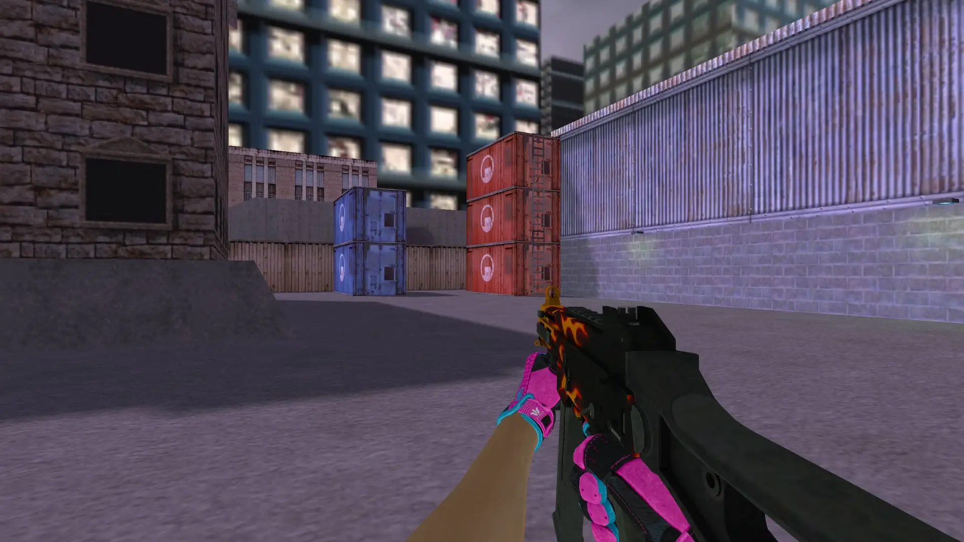 UMP-45 — Sport Gloves Vice Weapon Pack — cs_assault (first person)