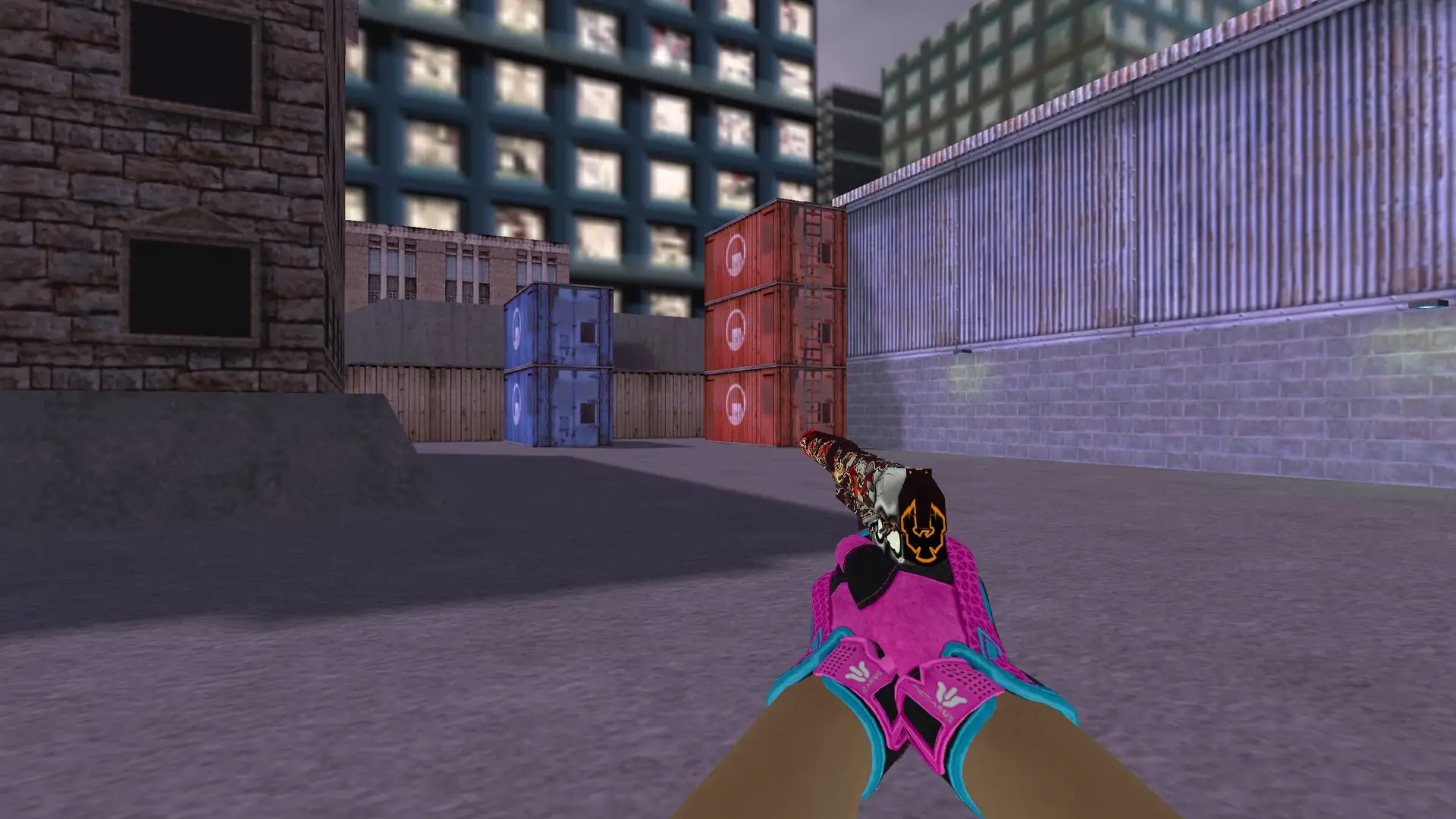 USP — Sport Gloves Vice Weapon Pack — cs_assault (first person)