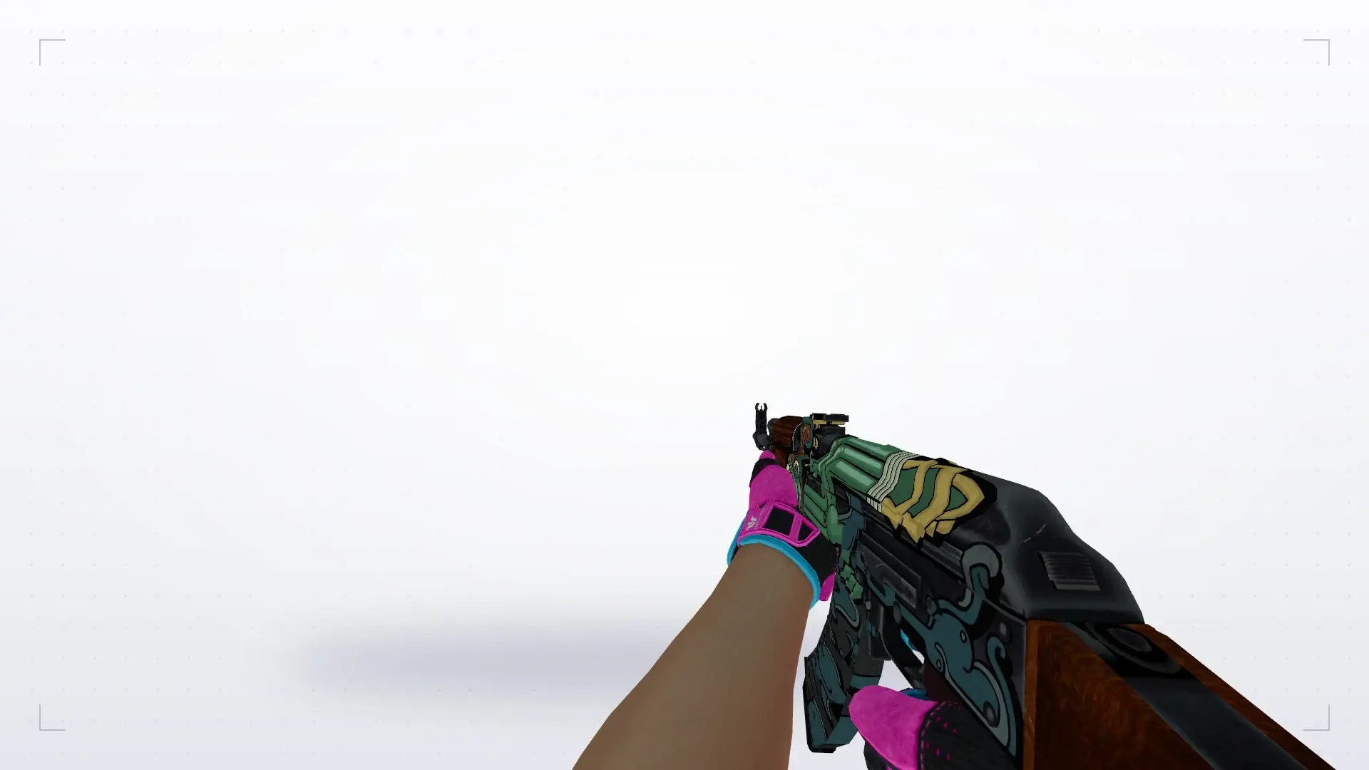 Ak47 Fire Serpent — Sport Gloves Vice Weapon Pack — first person