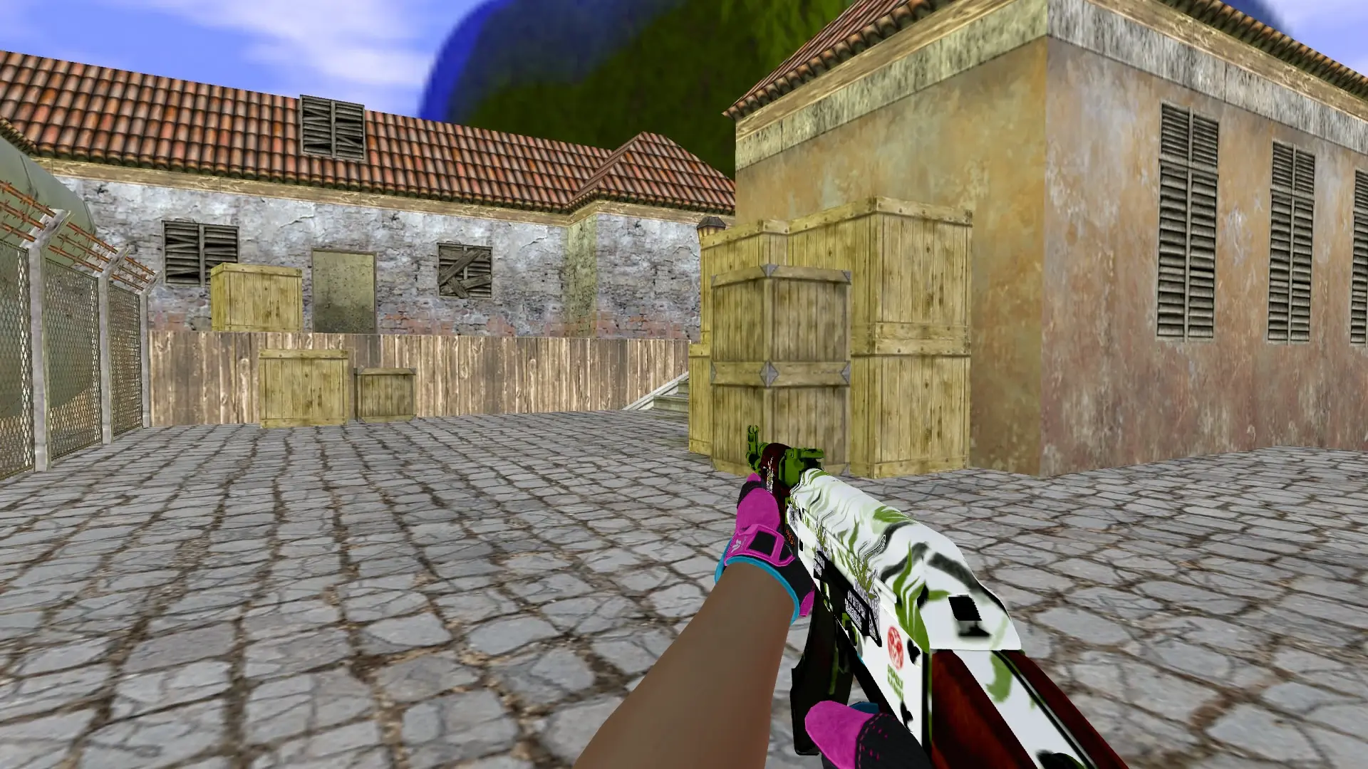 Ak47 Hydroponic — Sport Gloves Vice Weapon Pack — de_inferno (first person)