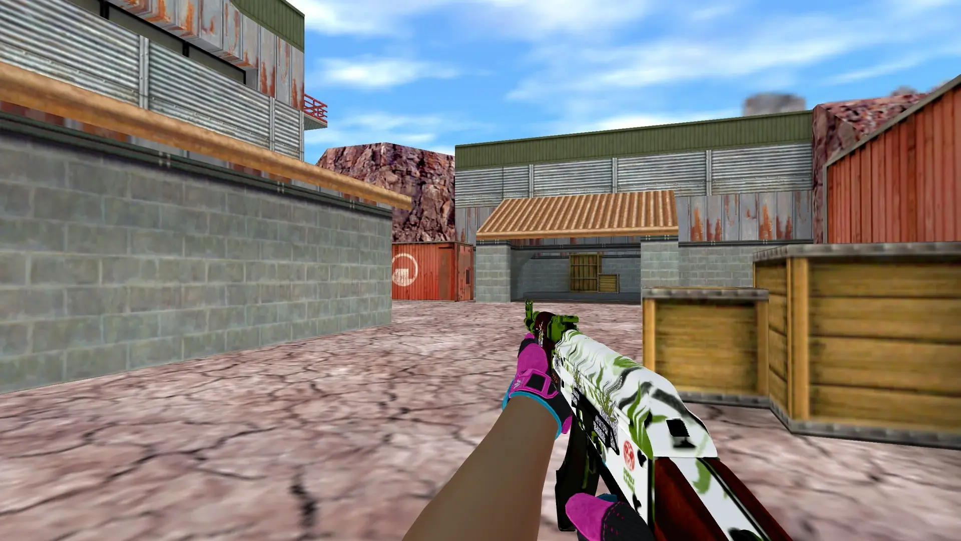 Ak47 Hydroponic — Sport Gloves Vice Weapon Pack — de_nuke (first person)