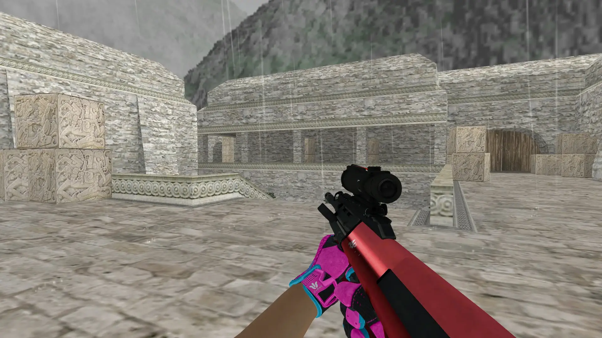 Aug Hot Rod — Sport Gloves Vice Weapon Pack — de_aztec (first person)