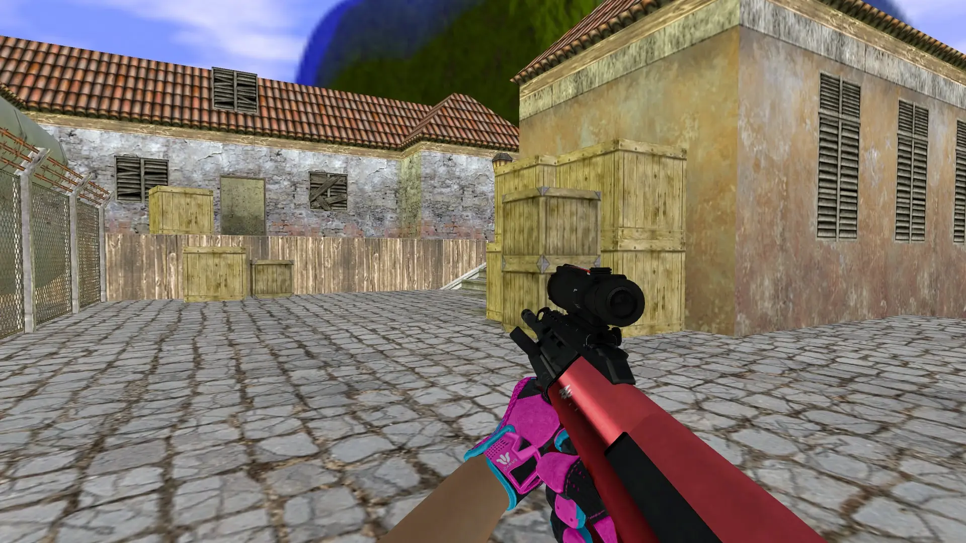 Aug Hot Rod — Sport Gloves Vice Weapon Pack — de_inferno (first person)