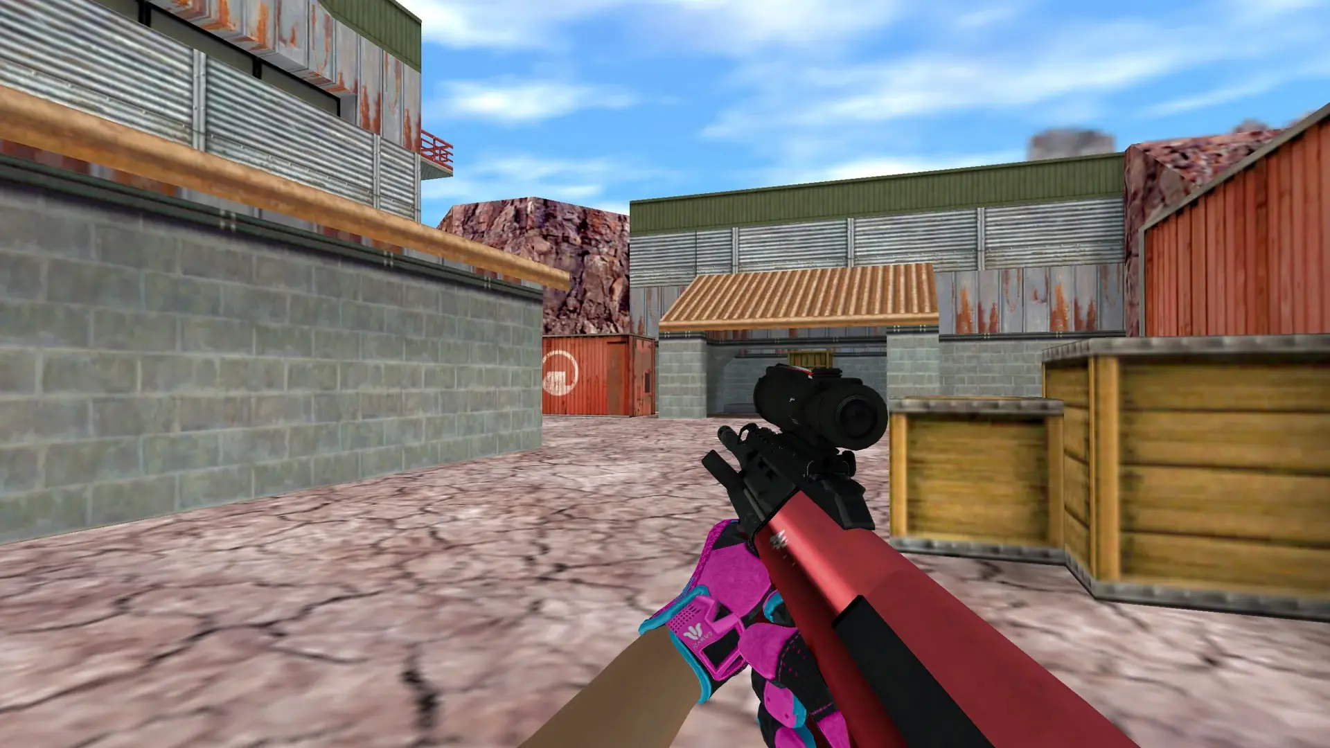 Aug Hot Rod — Sport Gloves Vice Weapon Pack — de_nuke (first person)