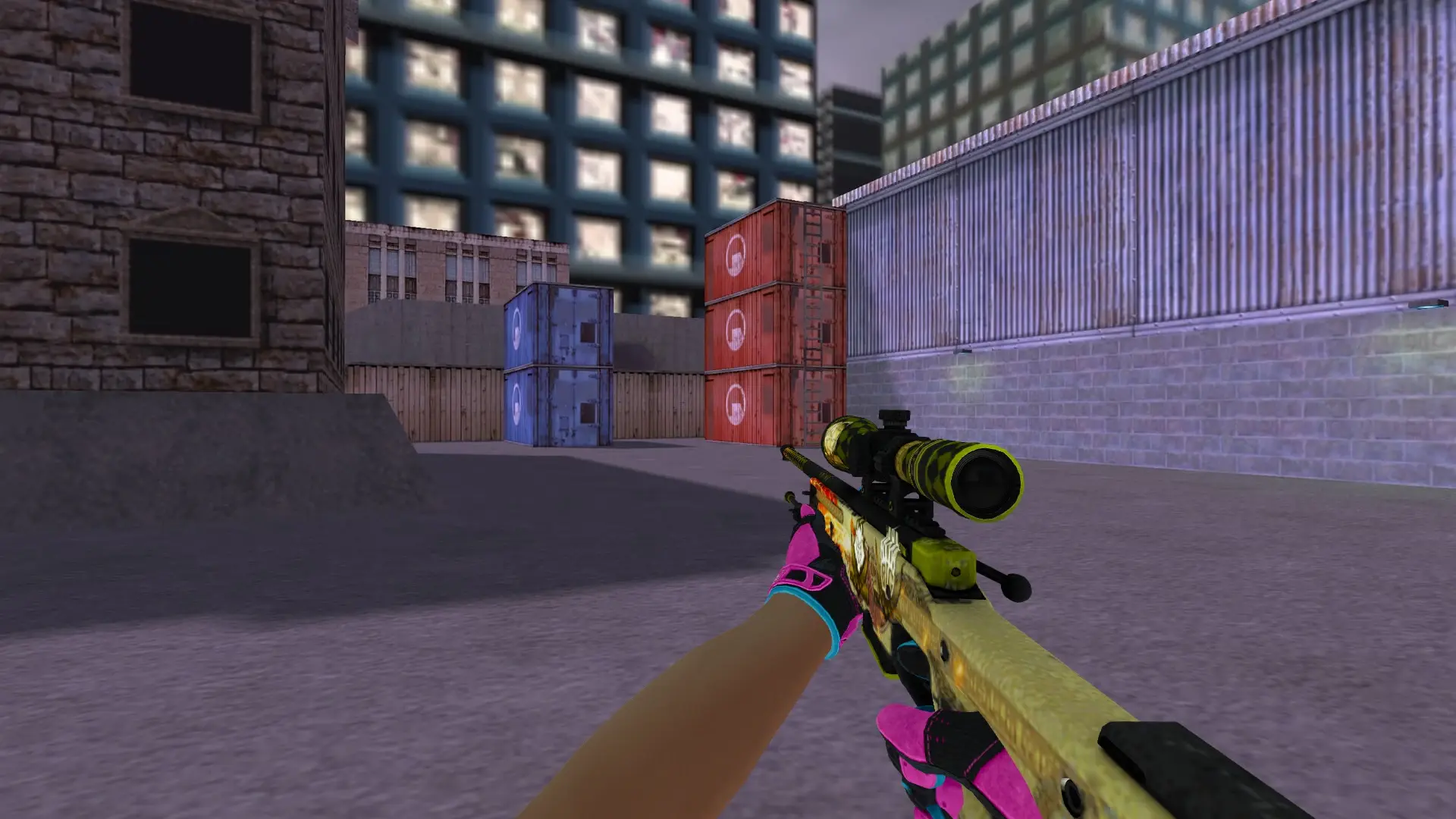 Awp Dlore — Sport Gloves Vice Weapon Pack — cs_assault (first person)