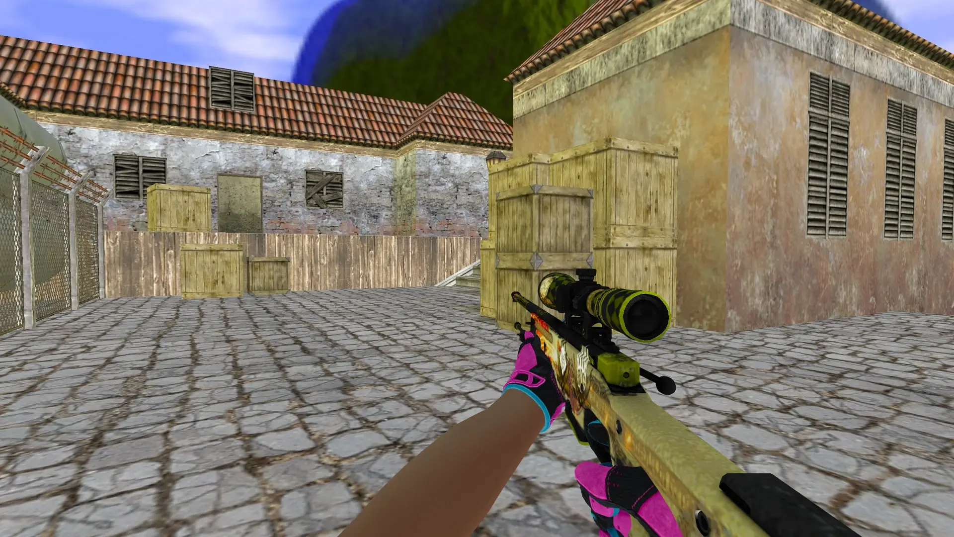 Awp Dlore — Sport Gloves Vice Weapon Pack — de_inferno (first person)