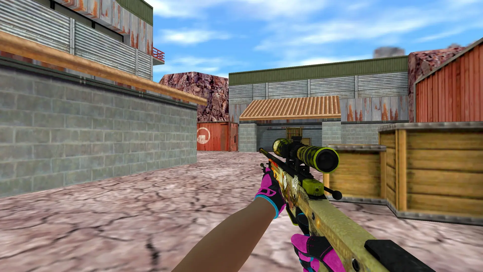 Awp Dlore — Sport Gloves Vice Weapon Pack — de_nuke (first person)