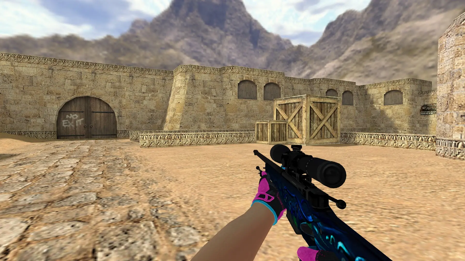 Awp Medusa — Sport Gloves Vice Weapon Pack — de_dust2 (first person)