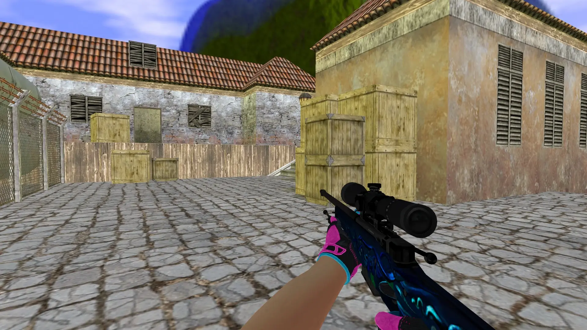 Awp Medusa — Sport Gloves Vice Weapon Pack — de_inferno (first person)