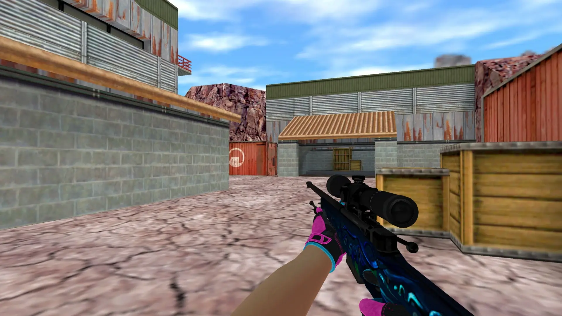 Awp Medusa — Sport Gloves Vice Weapon Pack — de_nuke (first person)