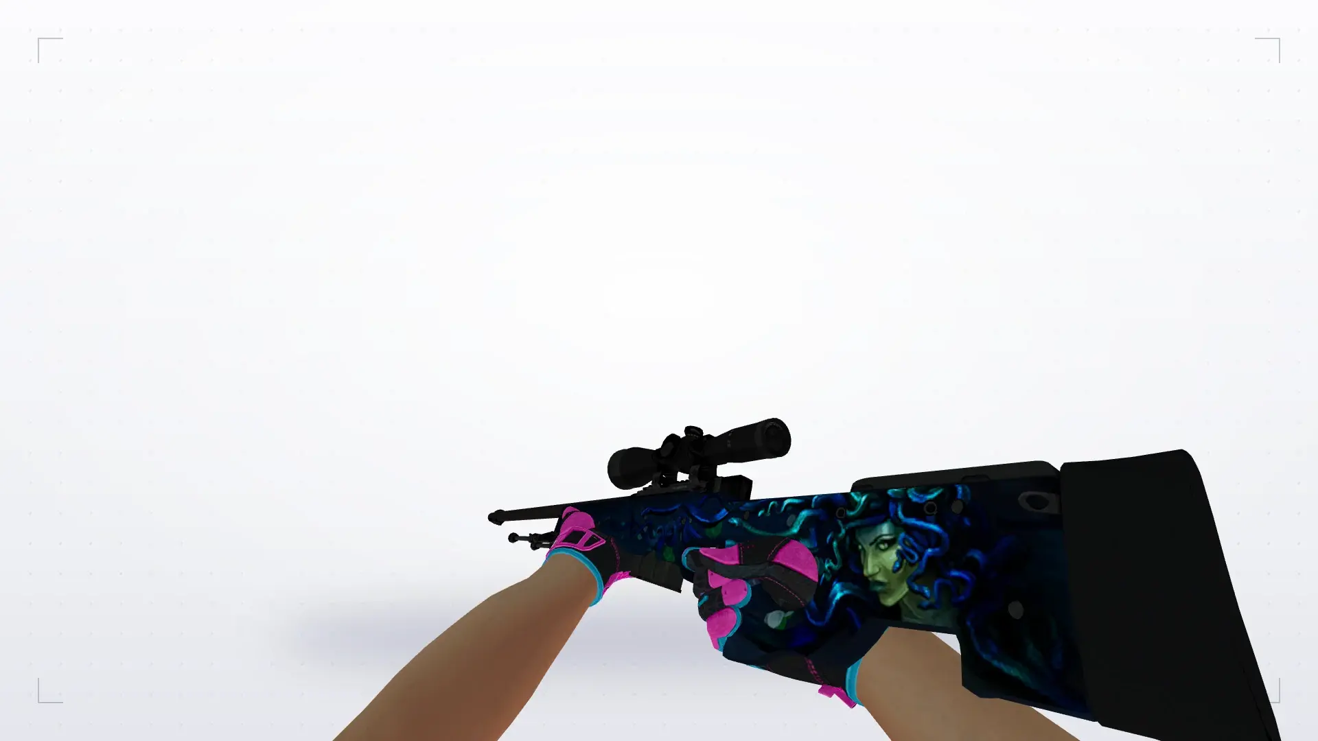 Awp Medusa — Sport Gloves Vice Weapon Pack — first person