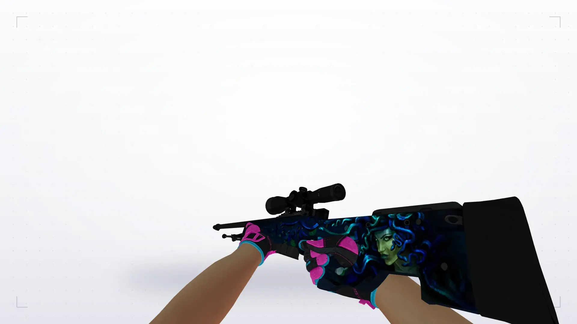 Awp Medusa — Sport Gloves Vice Weapon Pack — first person