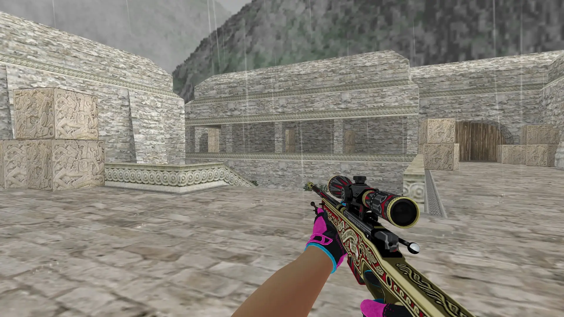 Awp Prince — Sport Gloves Vice Weapon Pack — de_aztec (first person)
