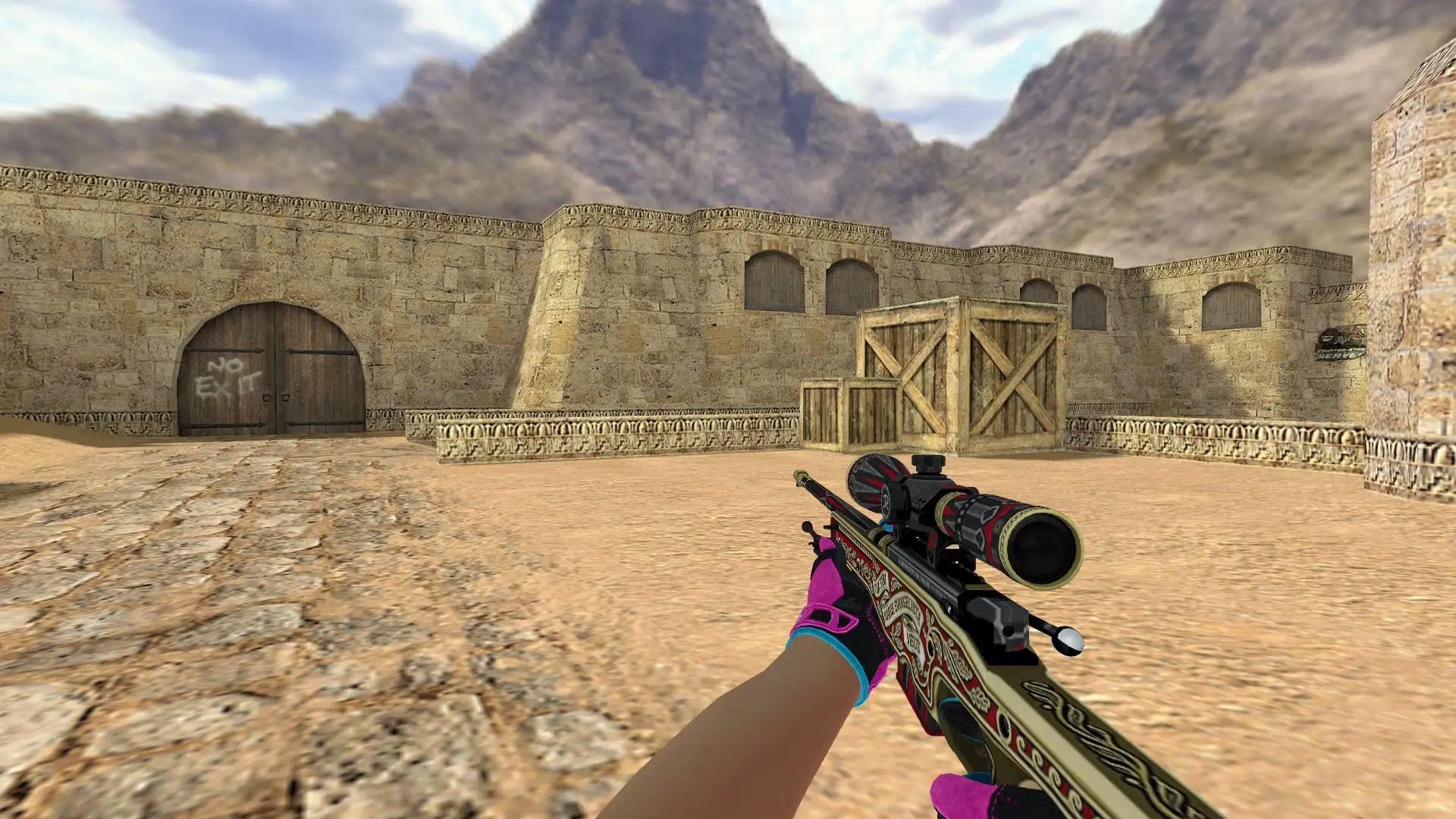 Awp Prince — Sport Gloves Vice Weapon Pack — de_dust2 (first person)