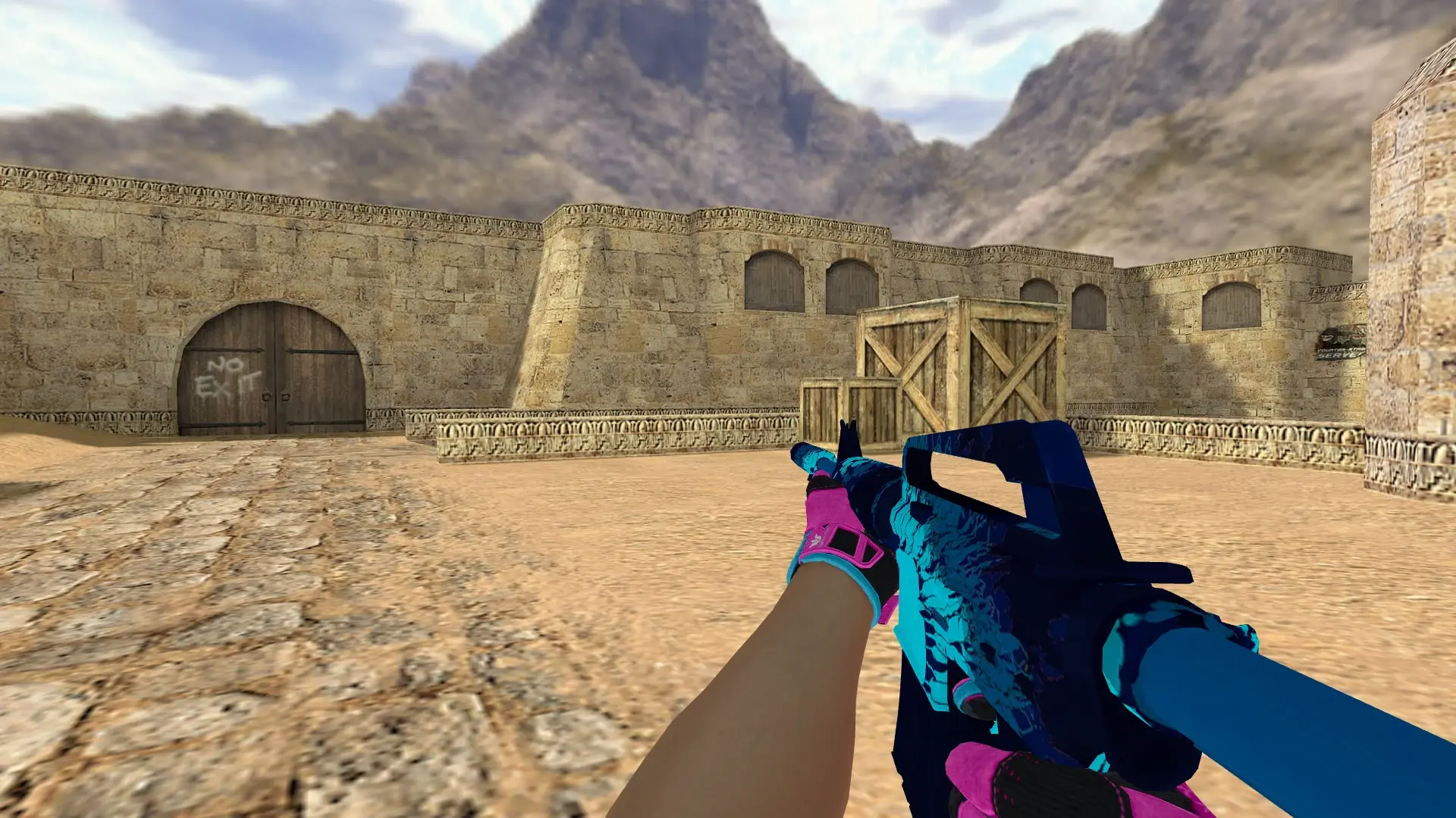 M4a1 Icarus Fell — Sport Gloves Vice Weapon Pack — de_dust2 (first person)