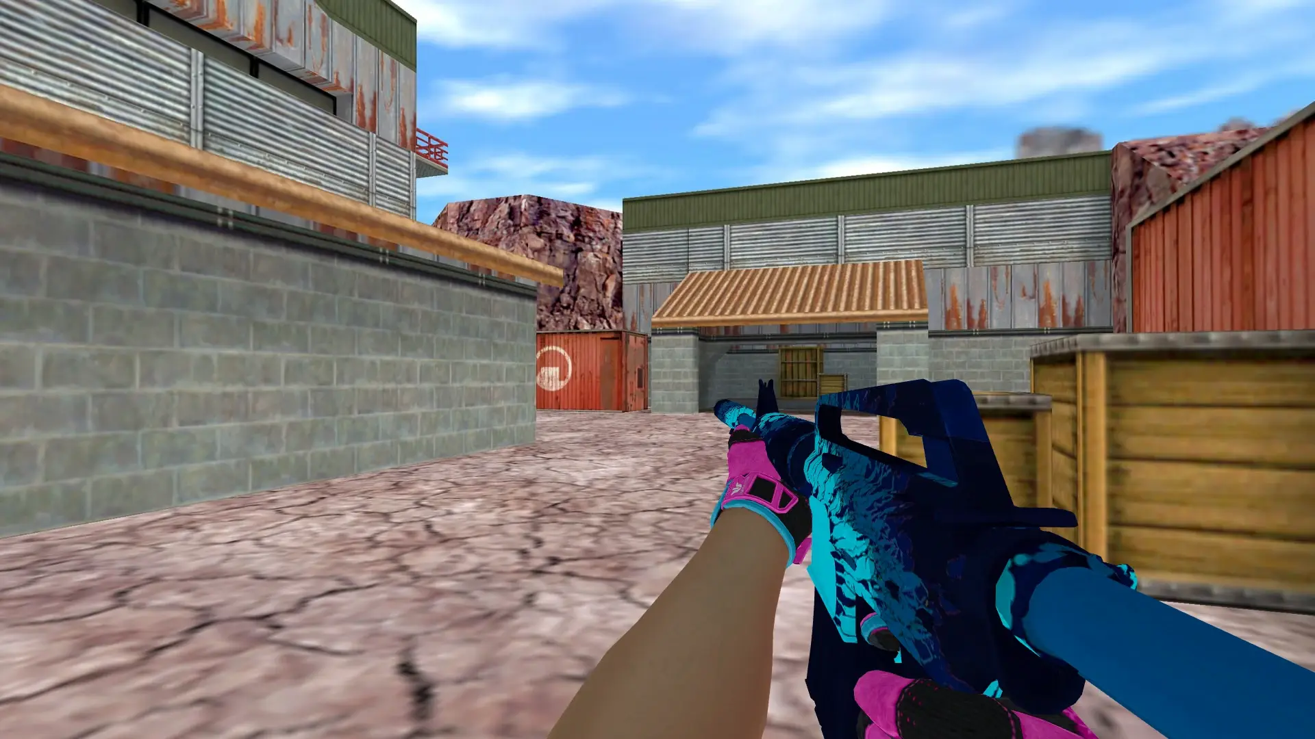 M4a1 Icarus Fell — Sport Gloves Vice Weapon Pack — de_nuke (first person)