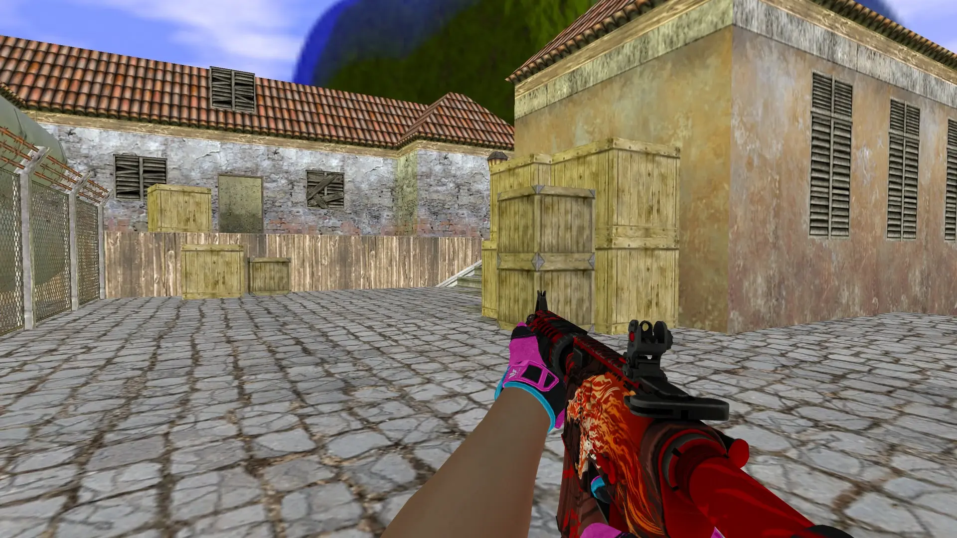 M4a4 Howl — Sport Gloves Vice Weapon Pack — de_inferno (first person)