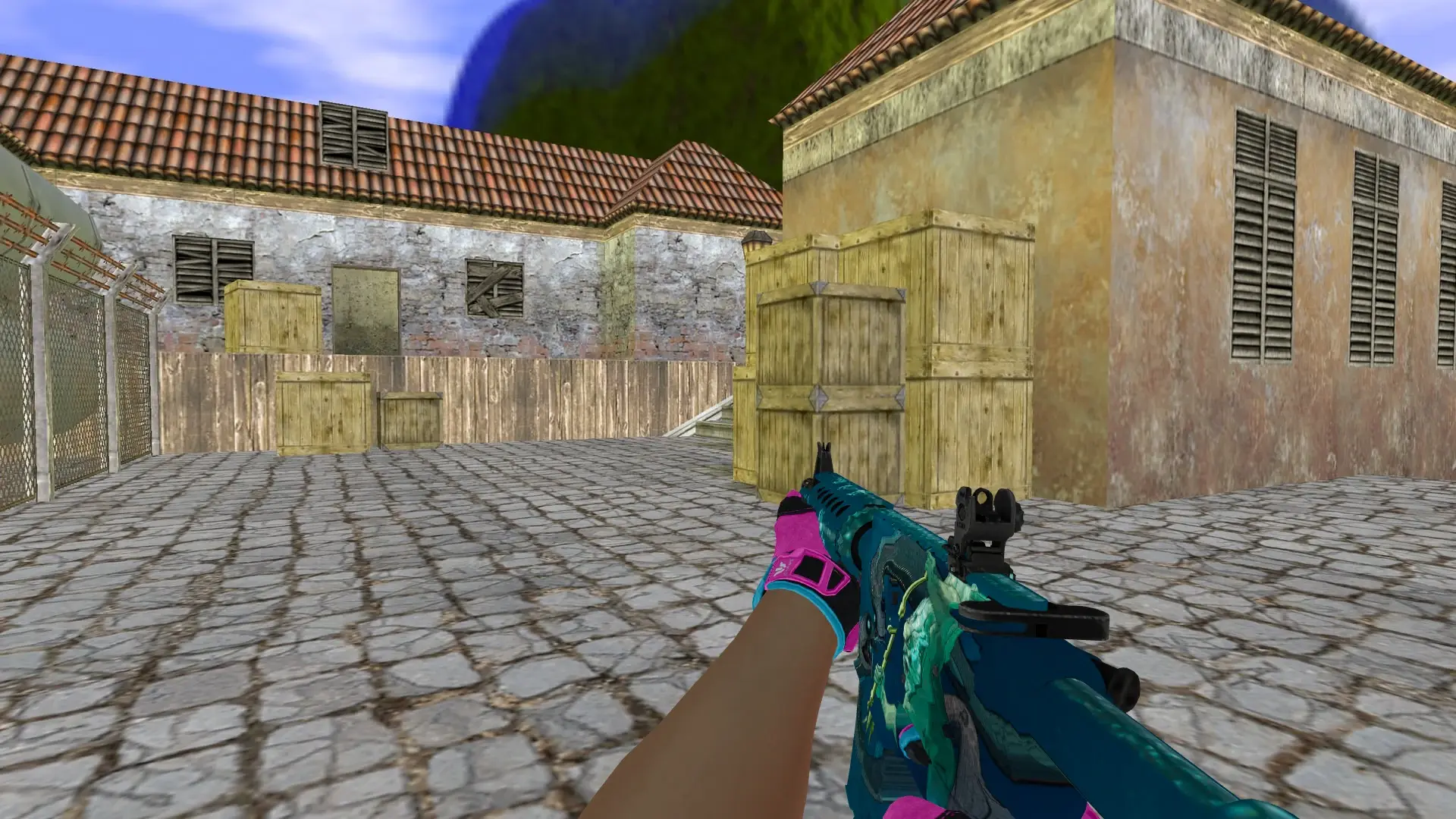 M4a4 Poseidon — Sport Gloves Vice Weapon Pack — de_inferno (first person)