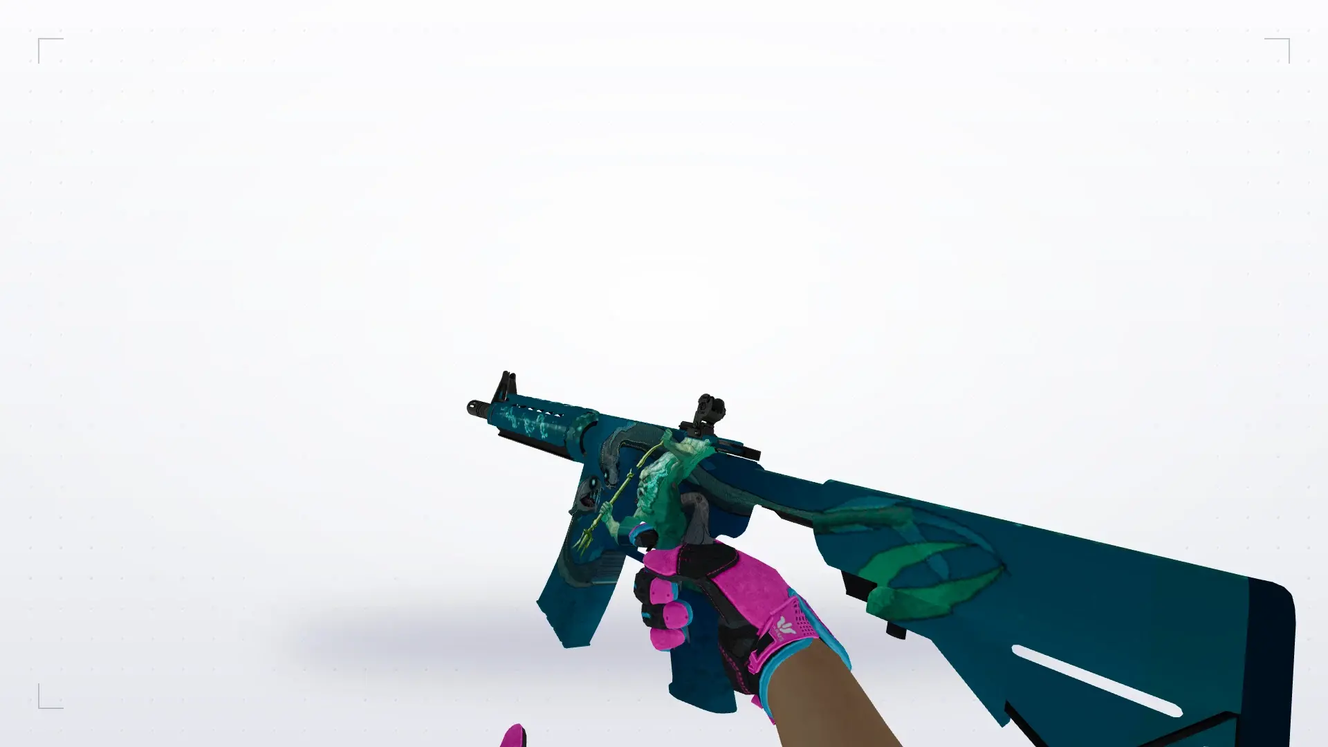 M4a4 Poseidon — Sport Gloves Vice Weapon Pack — first person